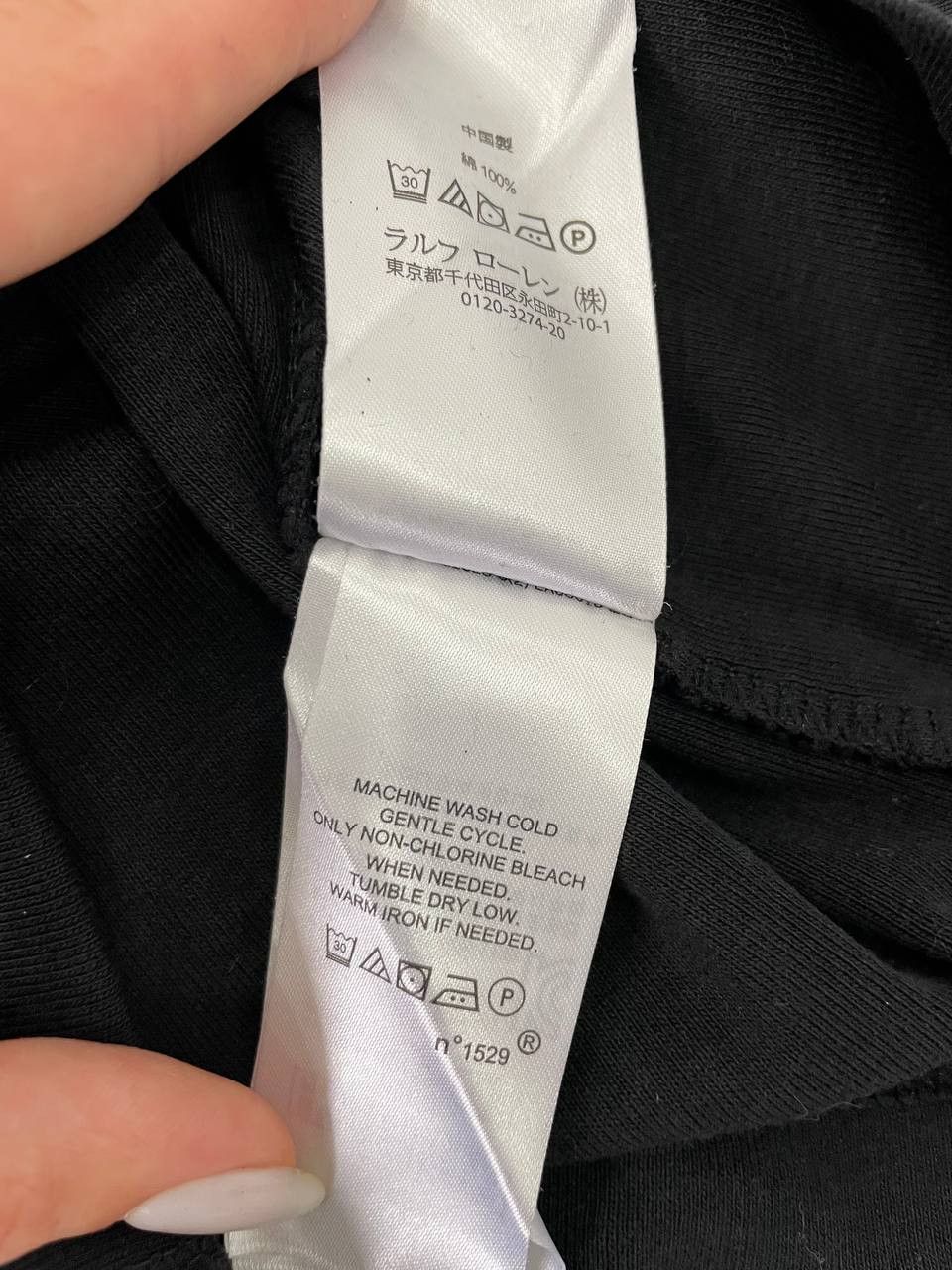 Polo Ralph Lauren Lauren Ralph Lauren Women's Black Polo Shirt Long Sleeve Size S / US 4 / IT 40 - 12 Thumbnail