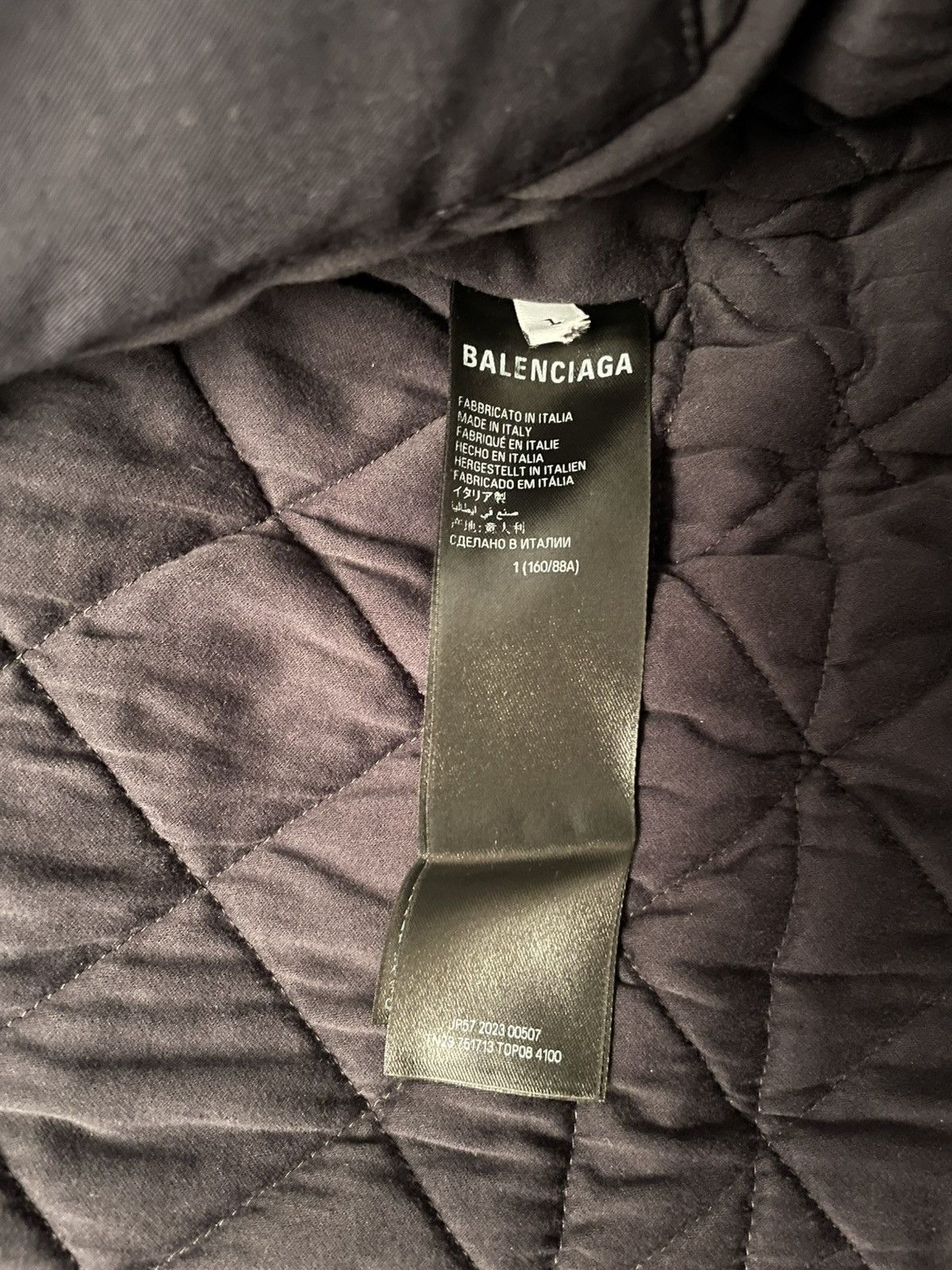 Balenciaga Balenciaga FALL23 Double B workwear parka Size US S / EU 44-46 / 1 - 5 Thumbnail