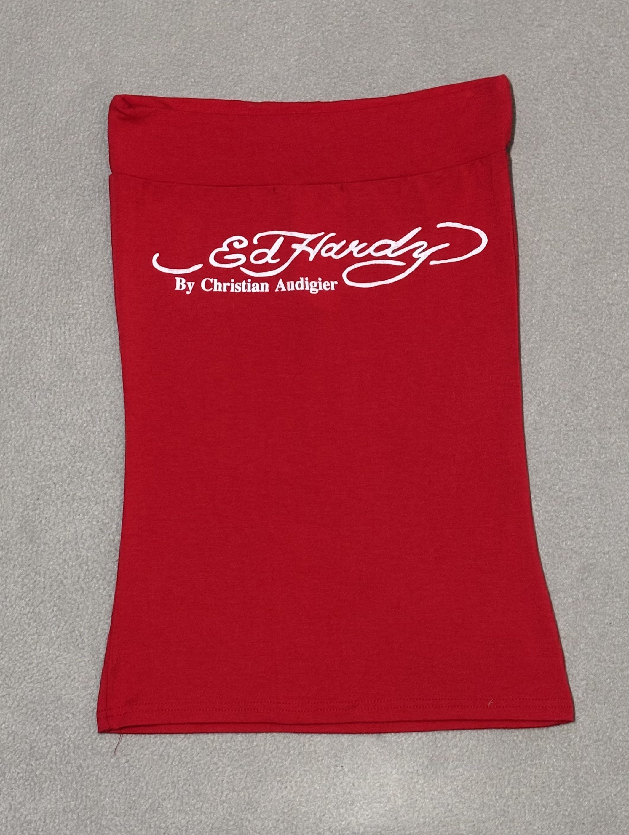 Ed Hardy Ed Hardy Red Tube top Size ONE SIZE - 8 Thumbnail