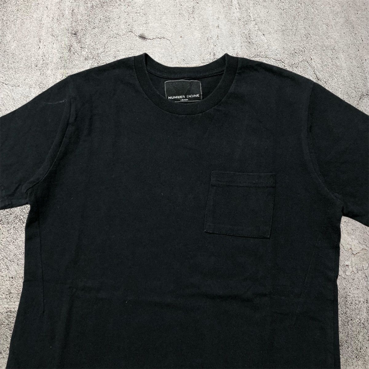 Number (N)ine Number (N)ine Denim / Travis Flacko Scott 2 Tone Pocket Tee Size US S / EU 44-46 / 1 - 4 Thumbnail