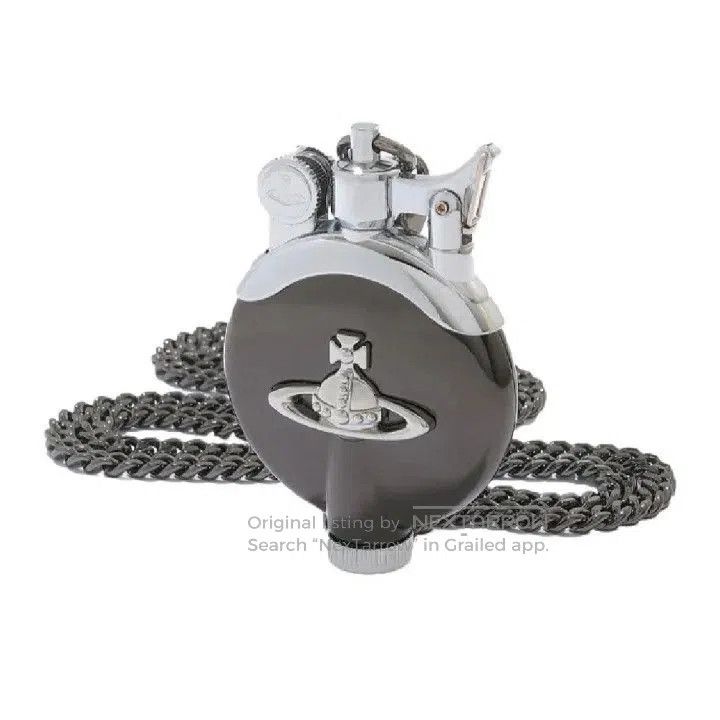 Vivienne Westwood Vivienne Westwood Brass Saturn Chain Lighter 0079. Size ONE SIZE - 2 Thumbnail