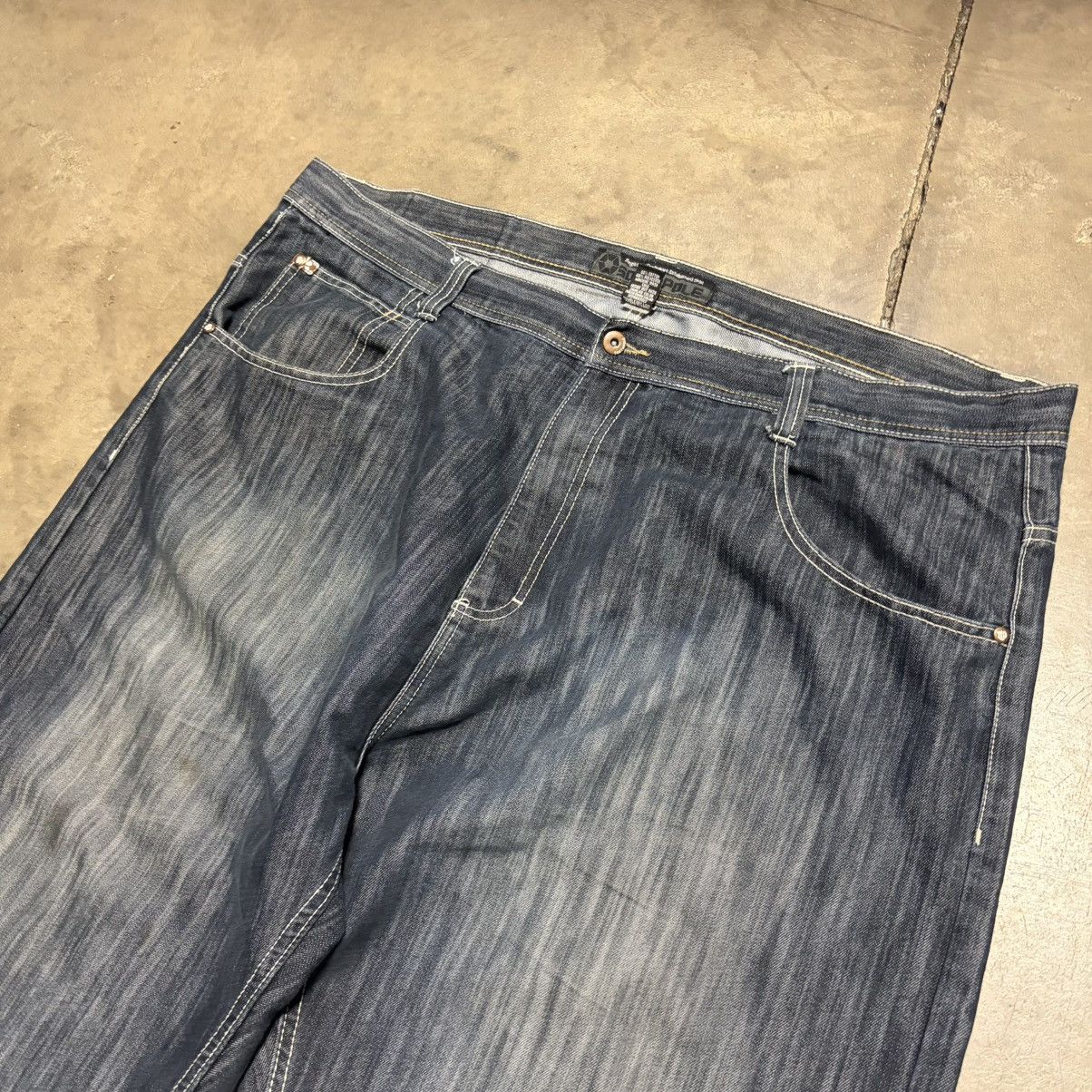 Southpole Vintage SouthPole Baggy Denim Jeans Wide Leg Skater Y2K 48 Size US 44 / EU 60 - 8 Thumbnail