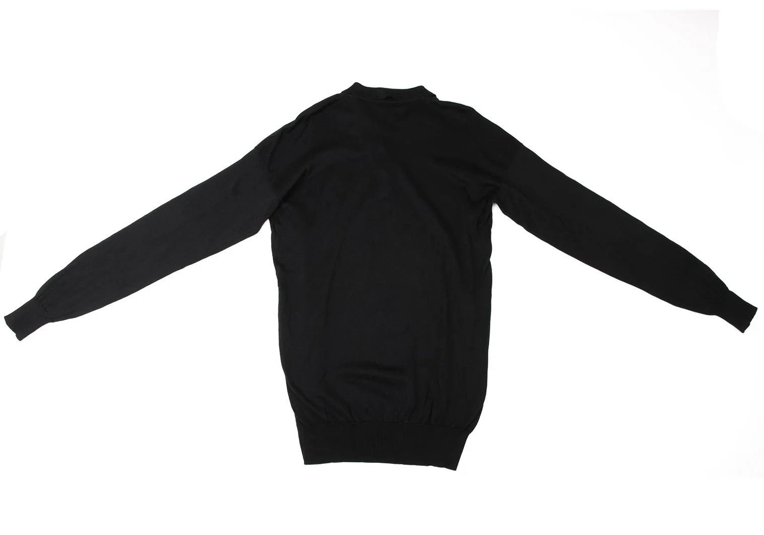 Yohji Yamamoto Yohji Yamamoto Cotton Long Sleeve Polo Shirt Size US M / EU 48-50 / 2 - 12 Thumbnail