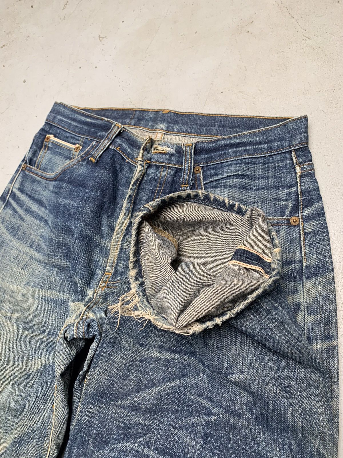 Levi's Vintage Levi’s salvage big E 501 denim Size US 30 / EU 46 - 9 Thumbnail