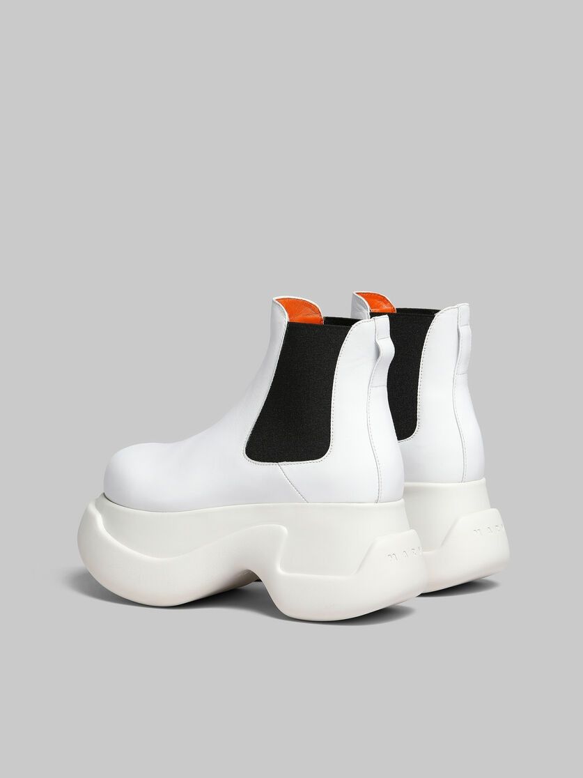 Marni o1w1db10125 Chelsea Boots in White Size US 7 / IT 37 - 3 Thumbnail