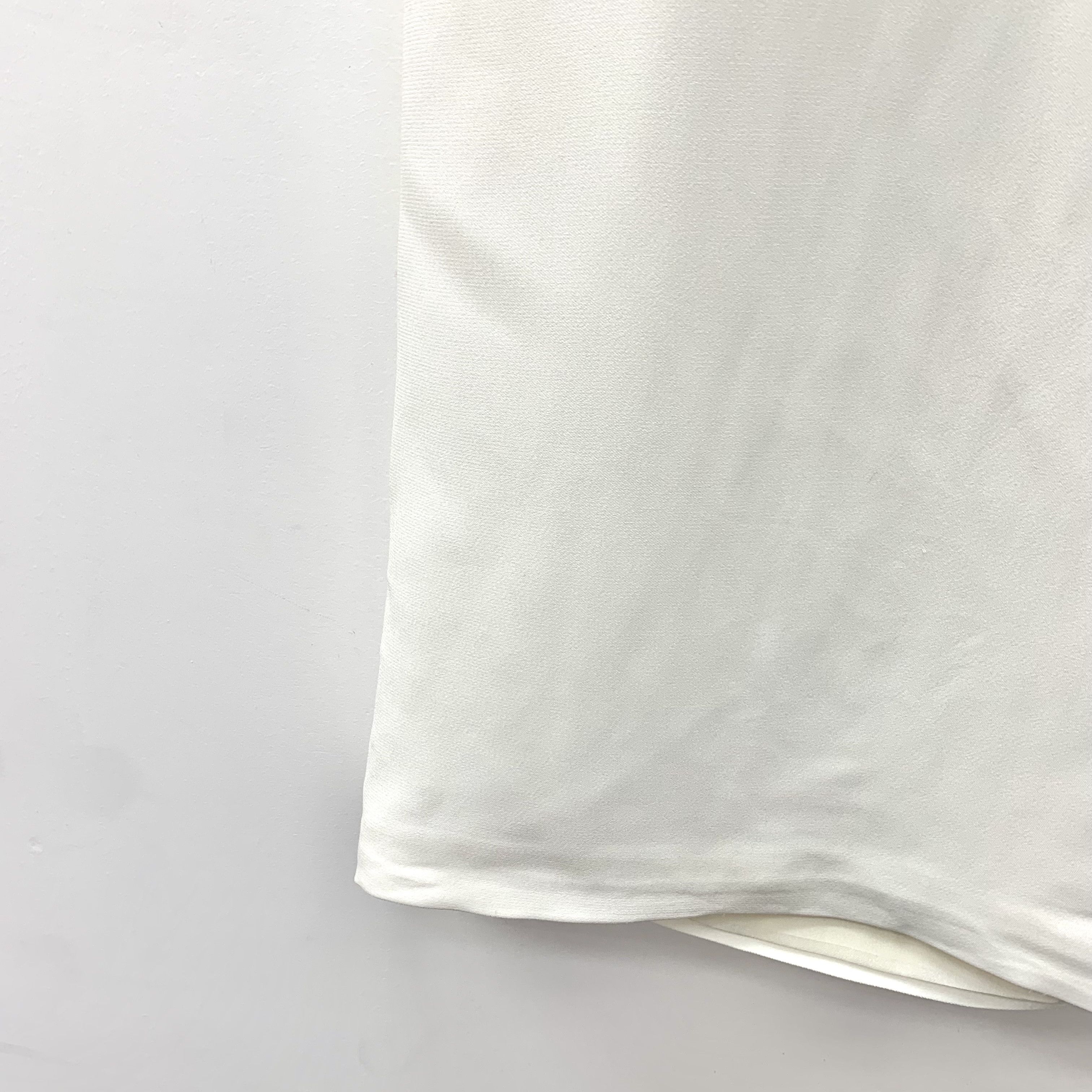 Miu Miu Miu Miu White Crystal-Trimmed Sleeveless Dress (Size XS) Size XS / US 0-2 / IT 36-38 - 7 Thumbnail