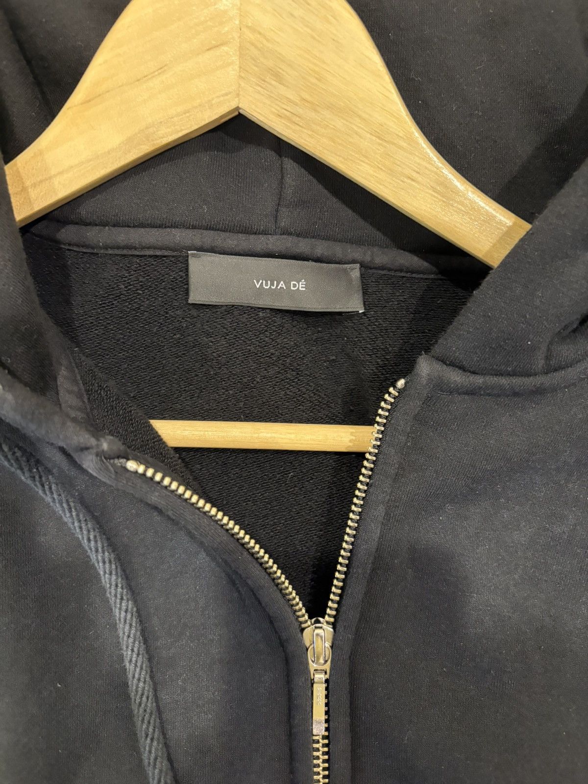 Vuja De Axel Sunfaded Chiral Hoodie in Supima Cotton