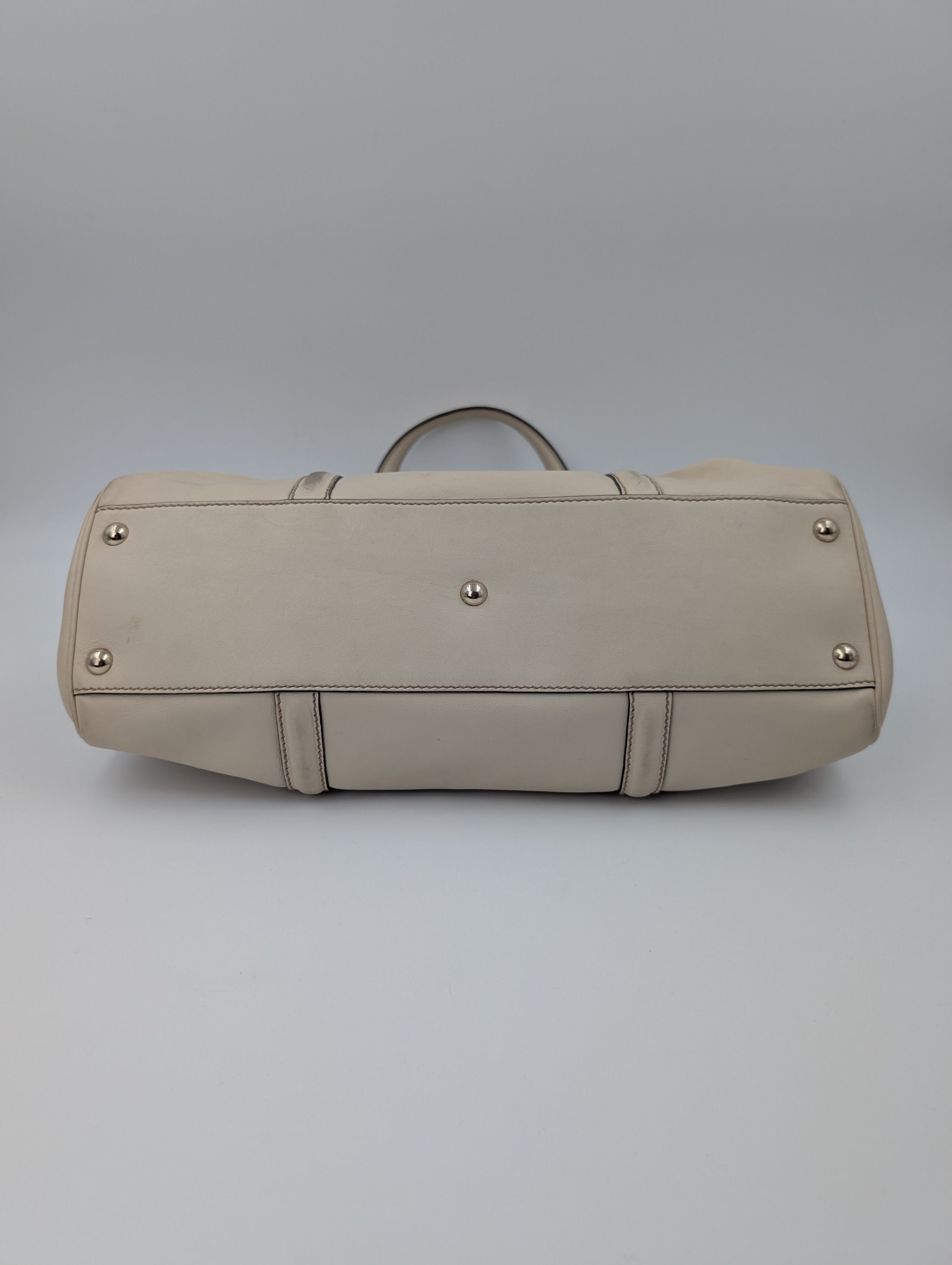Gucci Gucci Beige Leather Bowling Bag Size ONE SIZE - 7 Thumbnail