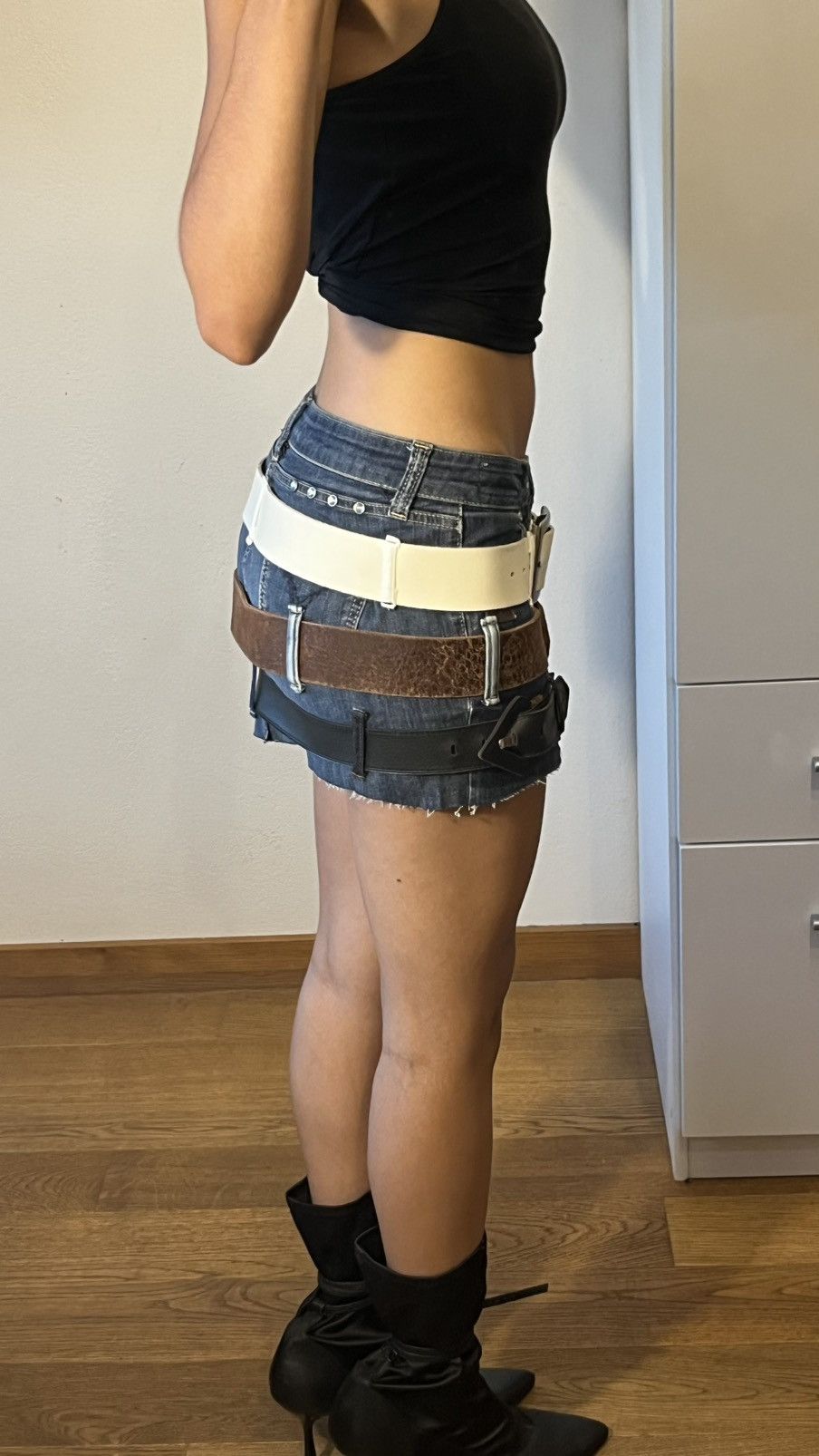 Miu Miu Custommade skirt | mini skirt | mini rock Size 24" / US 00 / IT 34 - 3 Thumbnail