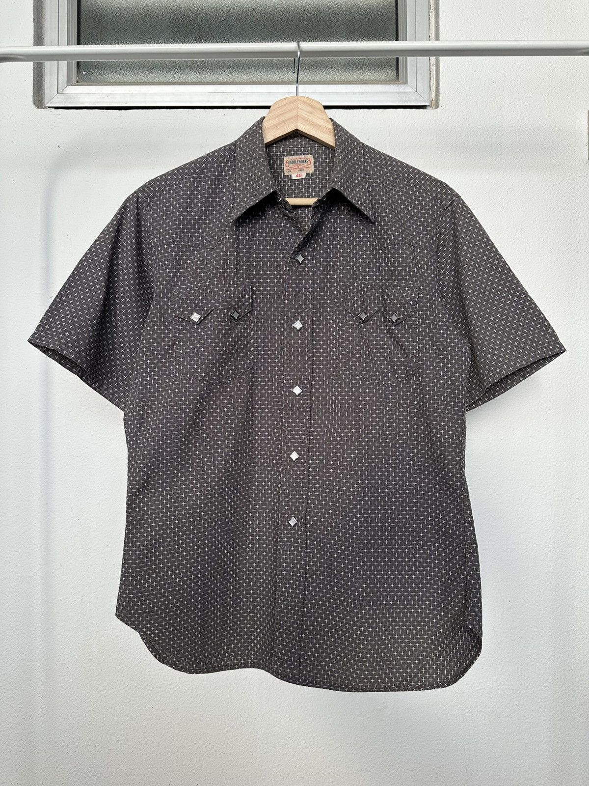 Warehouse & Co. 2010’s Doubleworks by Warehaouse sashiko western shirt Size US M / EU 48-50 / 2 - 6 Thumbnail