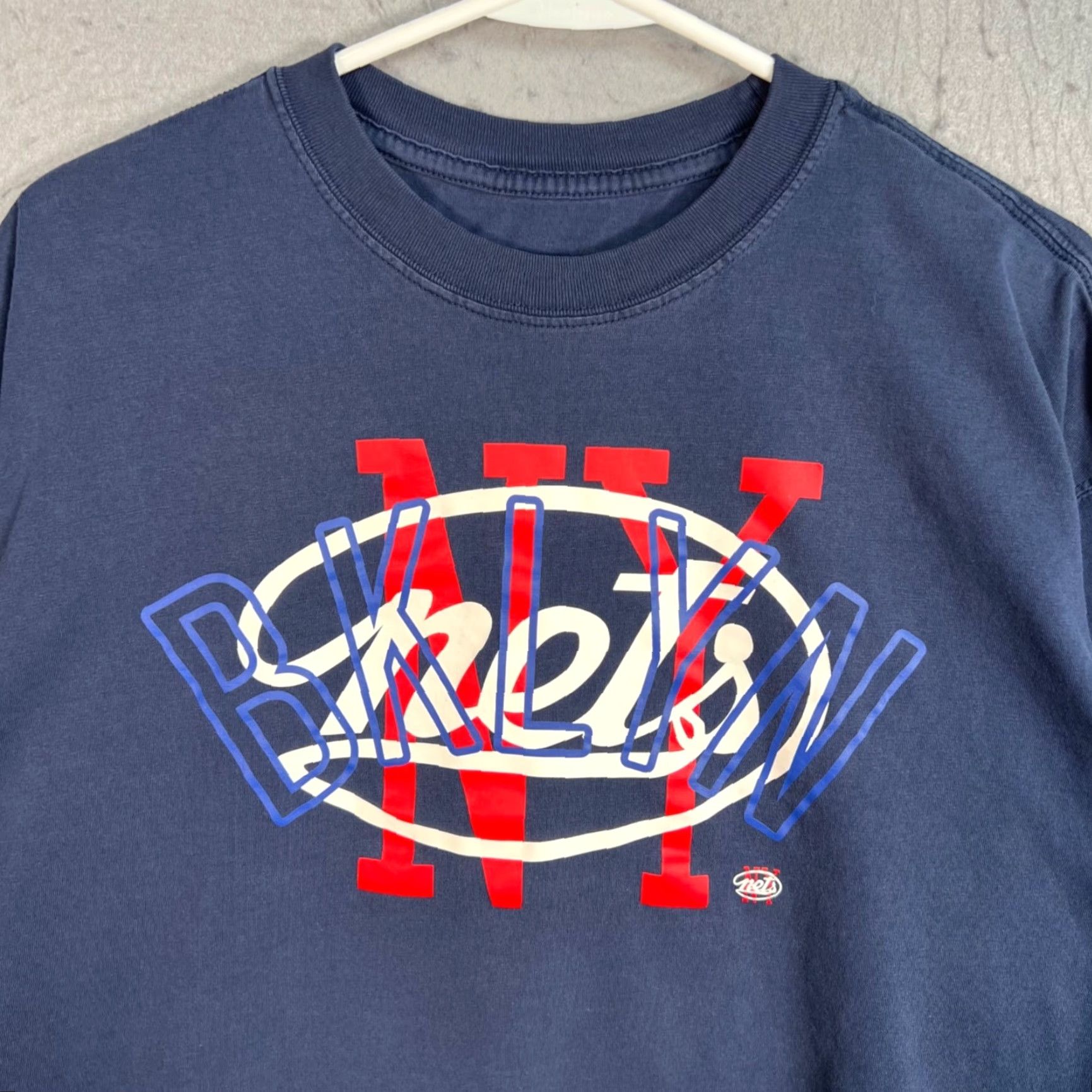 Nike Nike NBA Brooklyn Nets Loose Fit T Shirt 100% Cotton Mens Size Medium NBA Shirt Mens Medium Blue Cotton 100% Nets Basketball 90s (if applicable) Size M / US 6-8 / IT 42-44 - 5 Thumbnail