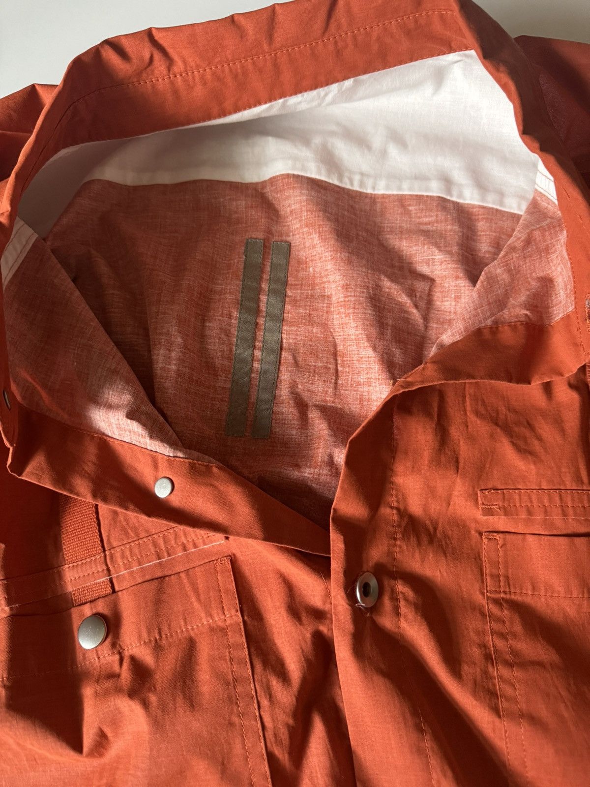 Rick Owens DRKSHDW Orange Work Shirt Size US S / EU 44-46 / 1 - 5 Thumbnail