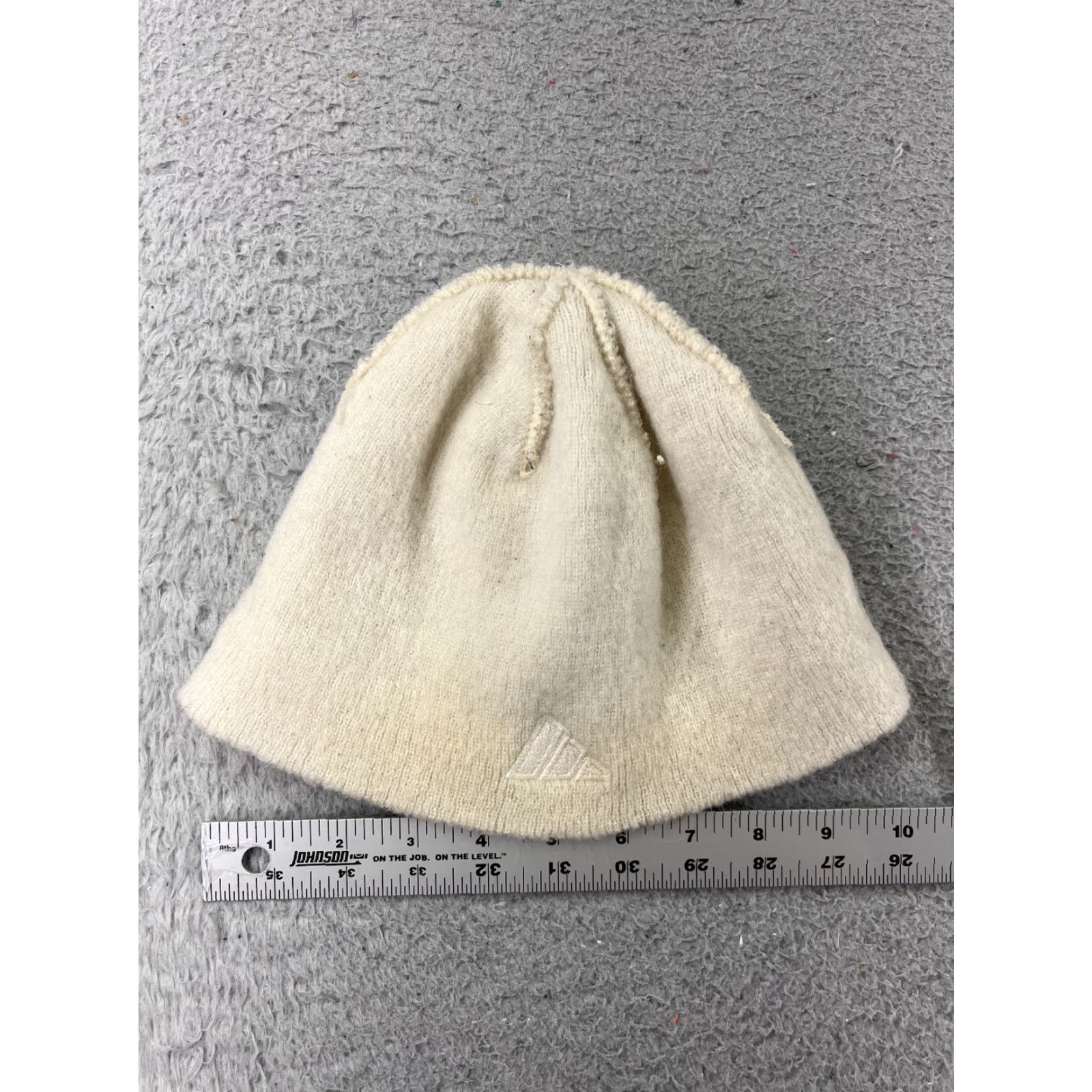 Adidas Adidas Beanie Hat Adult One Size White Knit Polyester Tied Knot Outdoor Ski Beanie Mens Womens Unisex Size ONE SIZE - 6 Thumbnail