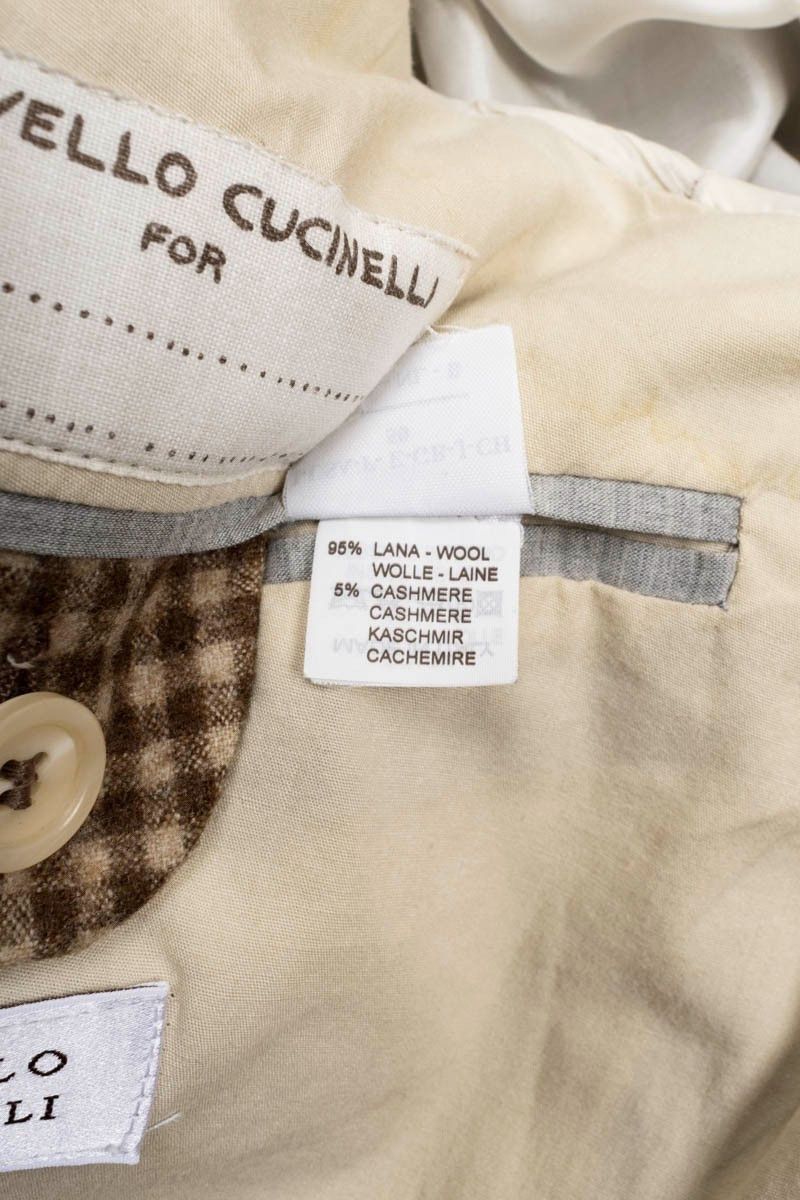 Brunello Cucinelli Brunello Cucinelli Men Jacket Blazer Check Slim-L, S1844 Size US L / EU 52-54 / 3 - 8 Thumbnail