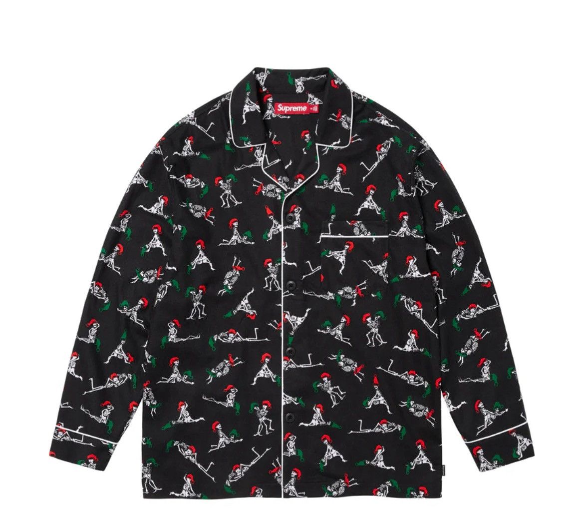 Supreme Supreme Holiday Pajama Set Black Size Large Size ONE SIZE - 2 Thumbnail