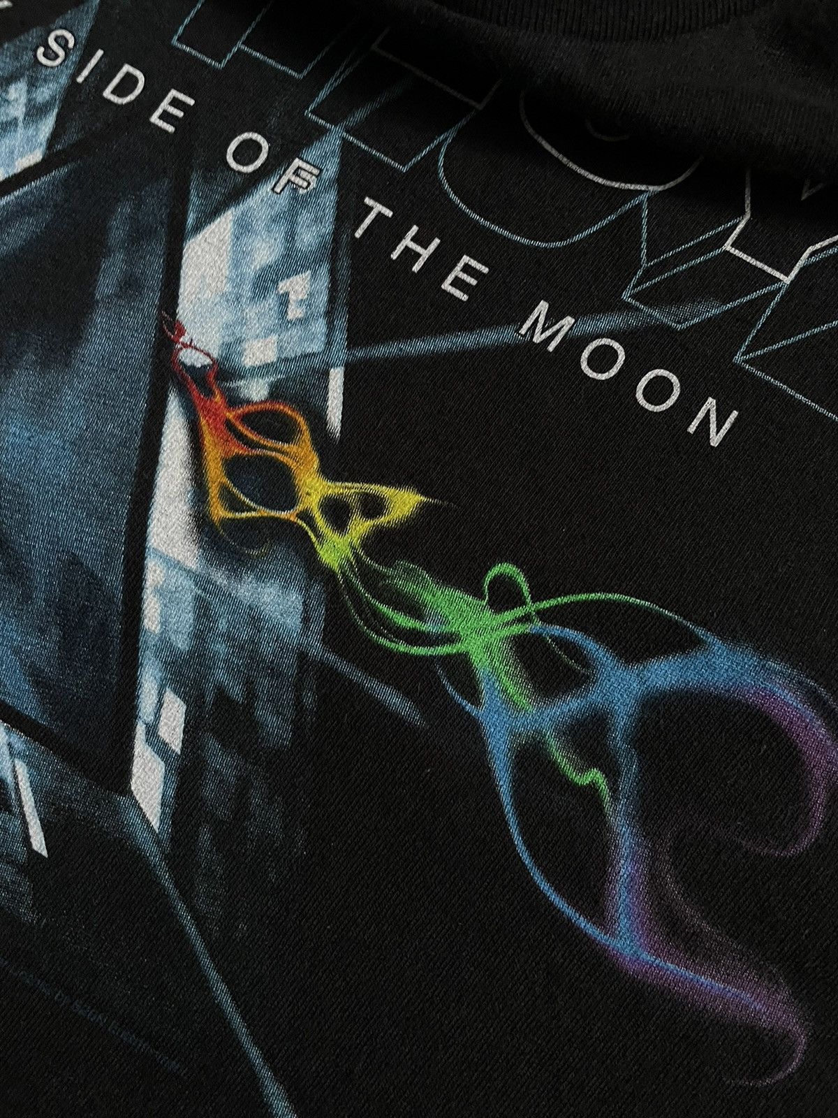 Liquid Blue × Pink Floyd × Vintage Vintage Pink Floyd Liquid Blue Tee “DARK SIDE OF THE MOON “ Size US L / EU 52-54 / 3 - 6 Thumbnail