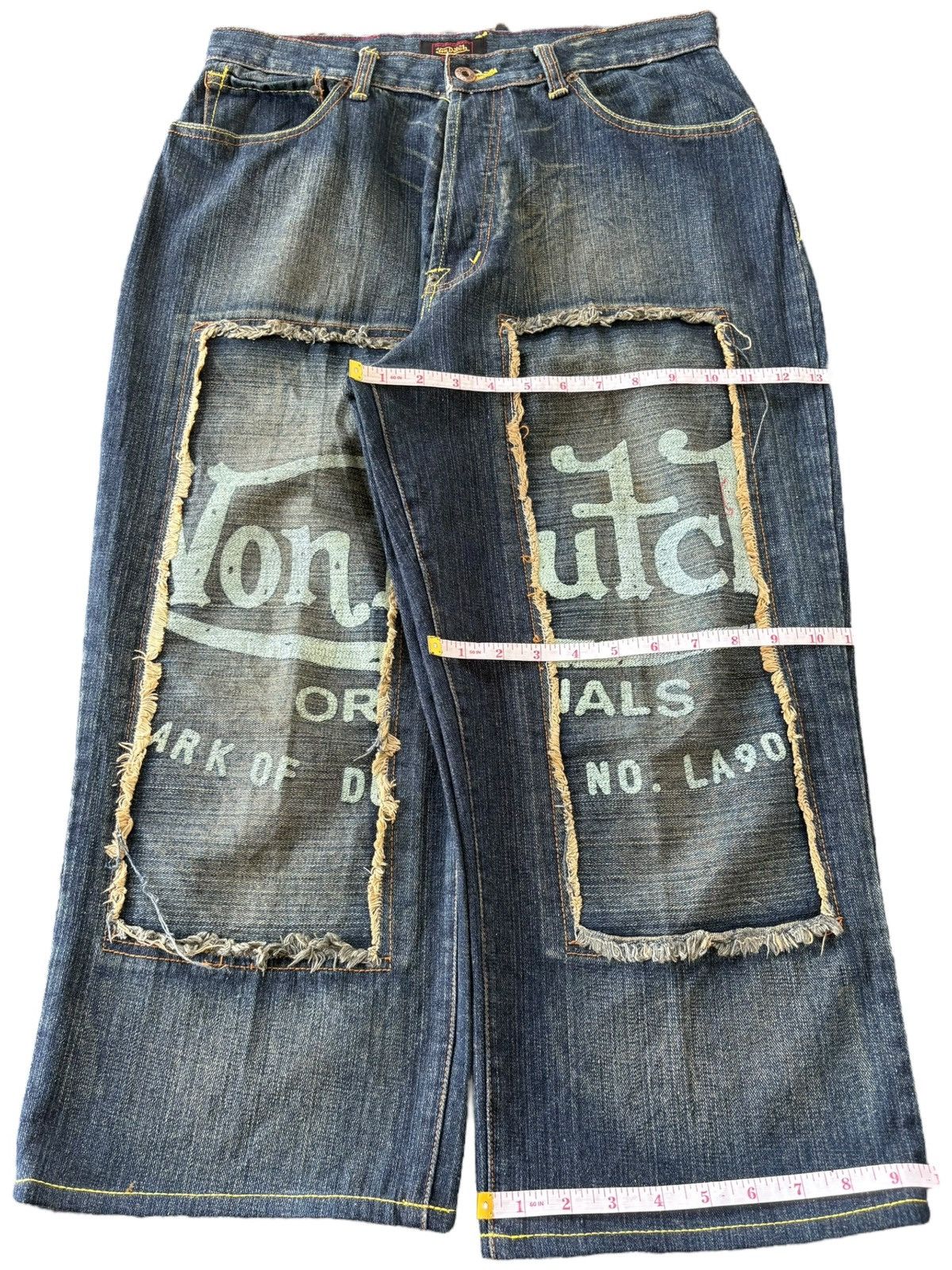 Von Dutch Vintage American Von Dutch Patches Baggy Jeans Size US 32 / EU 48 - 12 Thumbnail