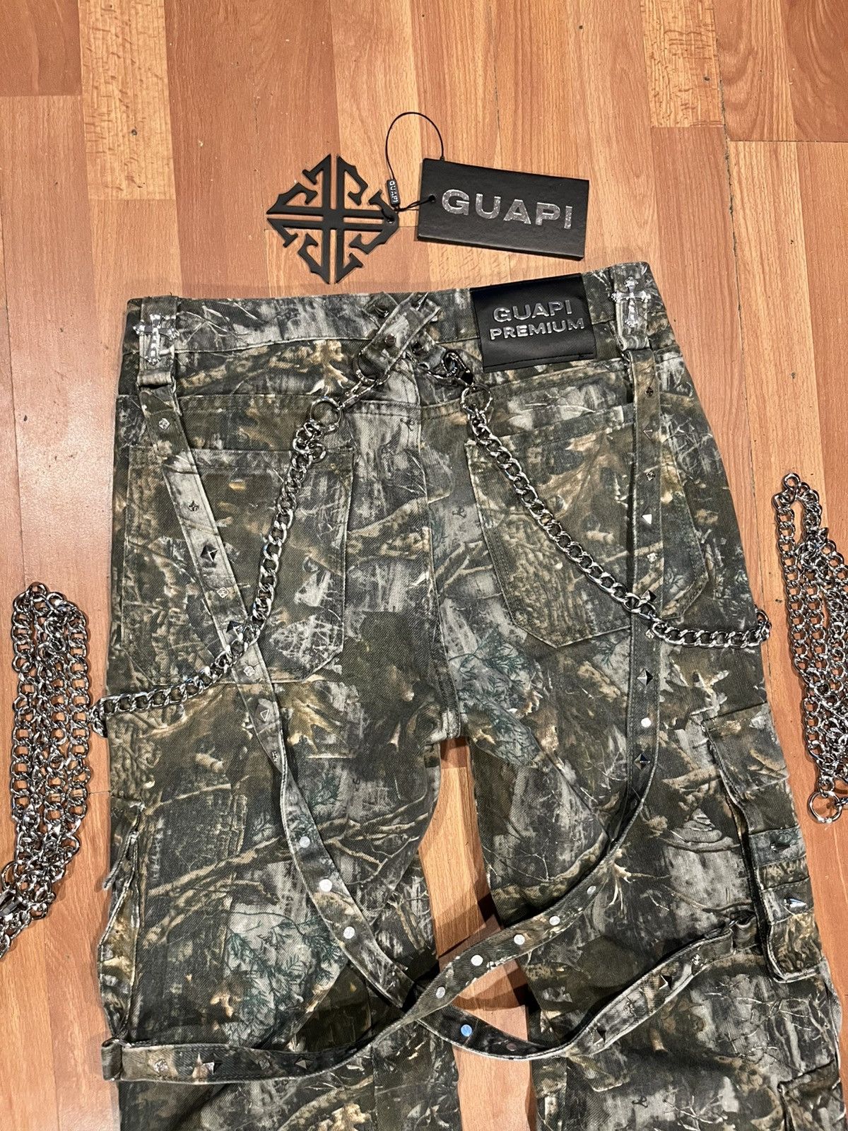GUAPI Guapi x NBA Youngboy camo pants Size US 34 / EU 50 - 9 Thumbnail