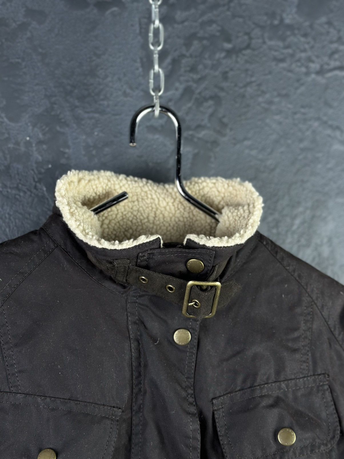 Barbour × Designer Barbour International Margate Wax Jacket Size XL / US 12-14 / IT 48-50 - 8 Thumbnail