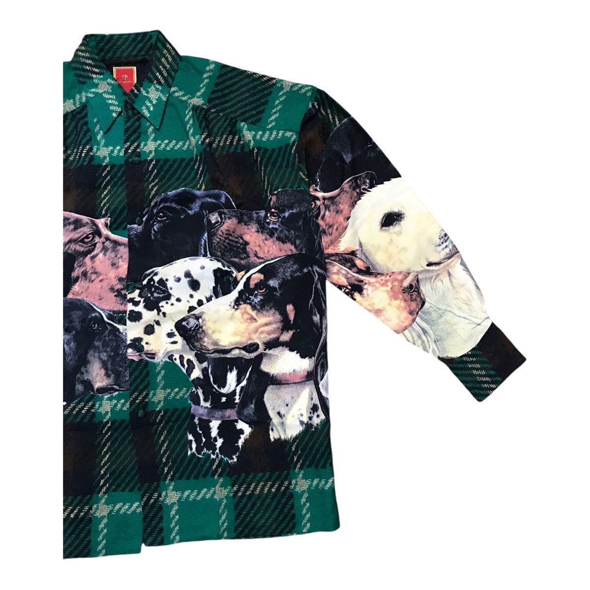 Art Comes First × La Martina 90s Luna Martino Dog Full Print Button Shirt Size US L / EU 52-54 / 3 - 3 Thumbnail
