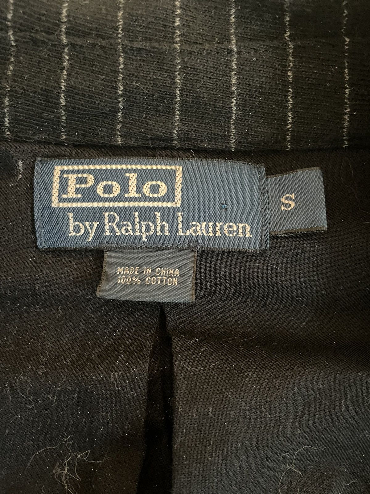 Polo Ralph Lauren Deconstructed Patch Pocket Chalk Stripe Sport Coat Size 38R - 2 Thumbnail