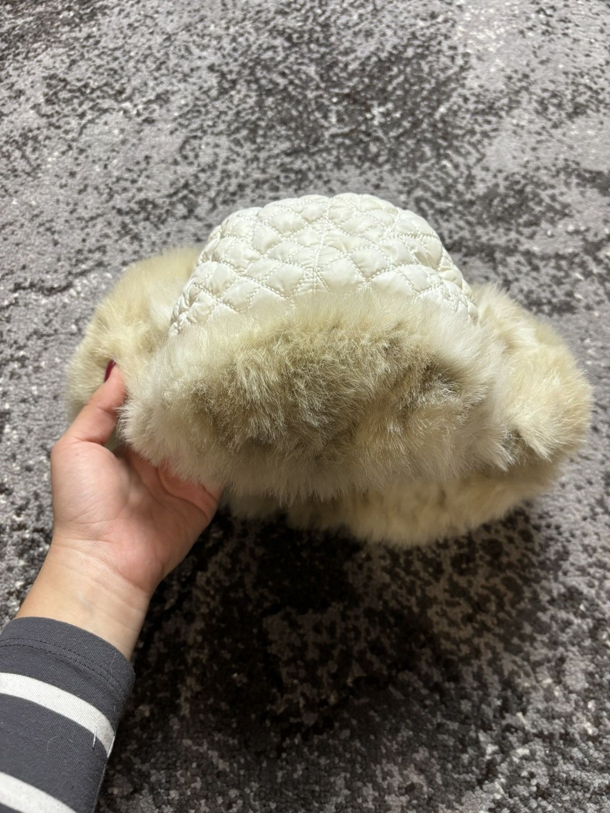 Japanese Brand × Vintage Japanese Vintage Fur Alt Emo Trapper Hat Size ONE SIZE - 4 Thumbnail