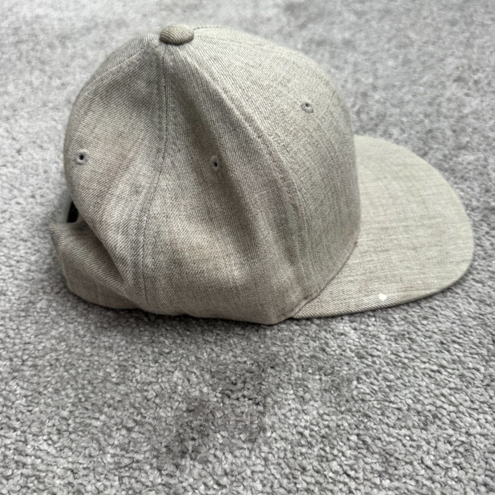 Vintage VINTAGE The Classics Yupoong Snapback Embroidered Bear Hat Cap mens Gray Wool Blend Size ONE SIZE - 7 Thumbnail