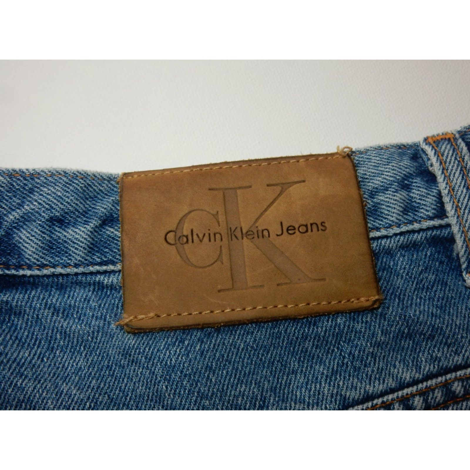 Calvin Klein VINTAGE Calvin Klein Jeans Men 34x32 Denim Straight Blue 32 inseam United Mexico Accessories? Size US 34 / EU 50 - 2 Thumbnail