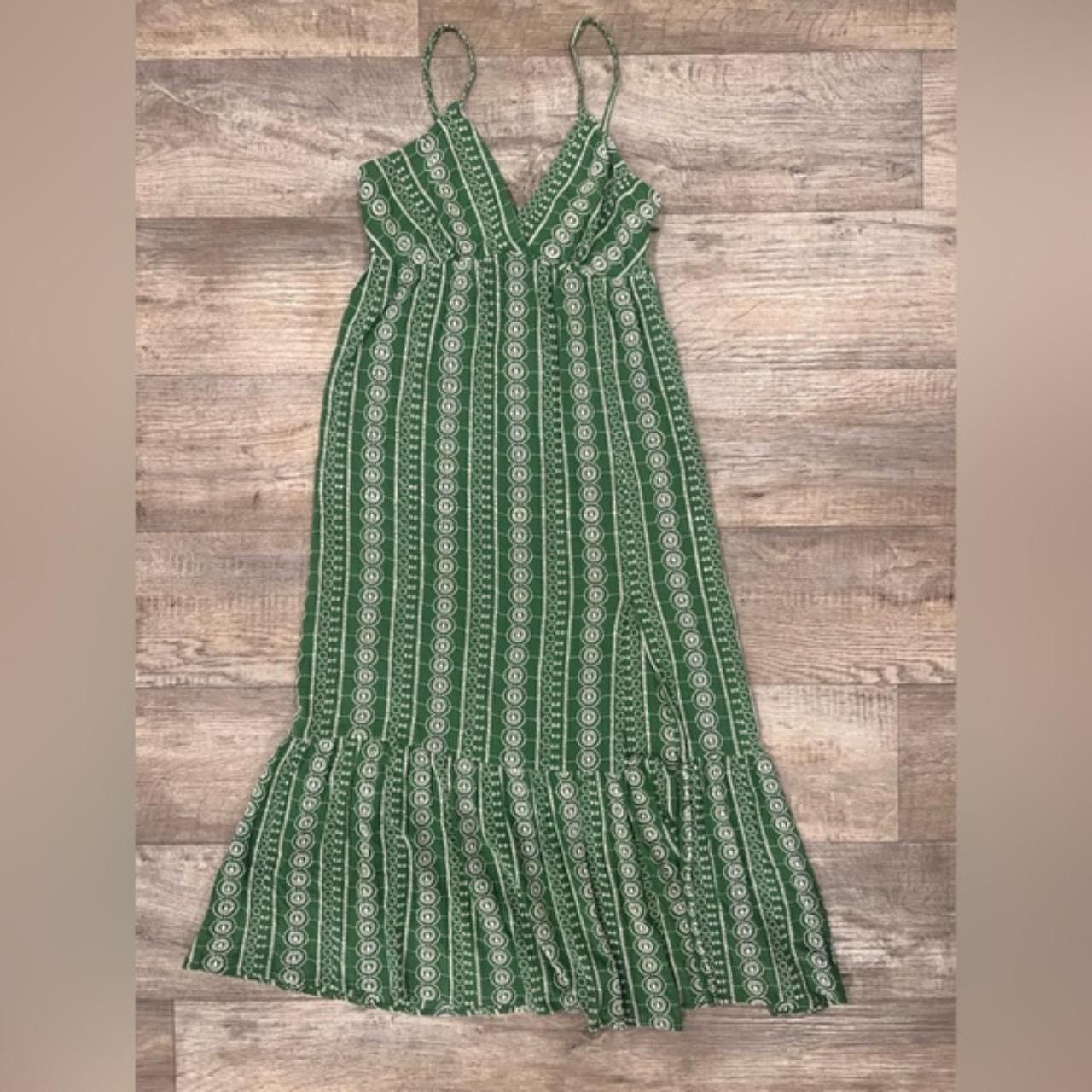 Zara ZARA V-Neck Midi Dress NWT Size L / US 10 / IT 46 - 18 Thumbnail