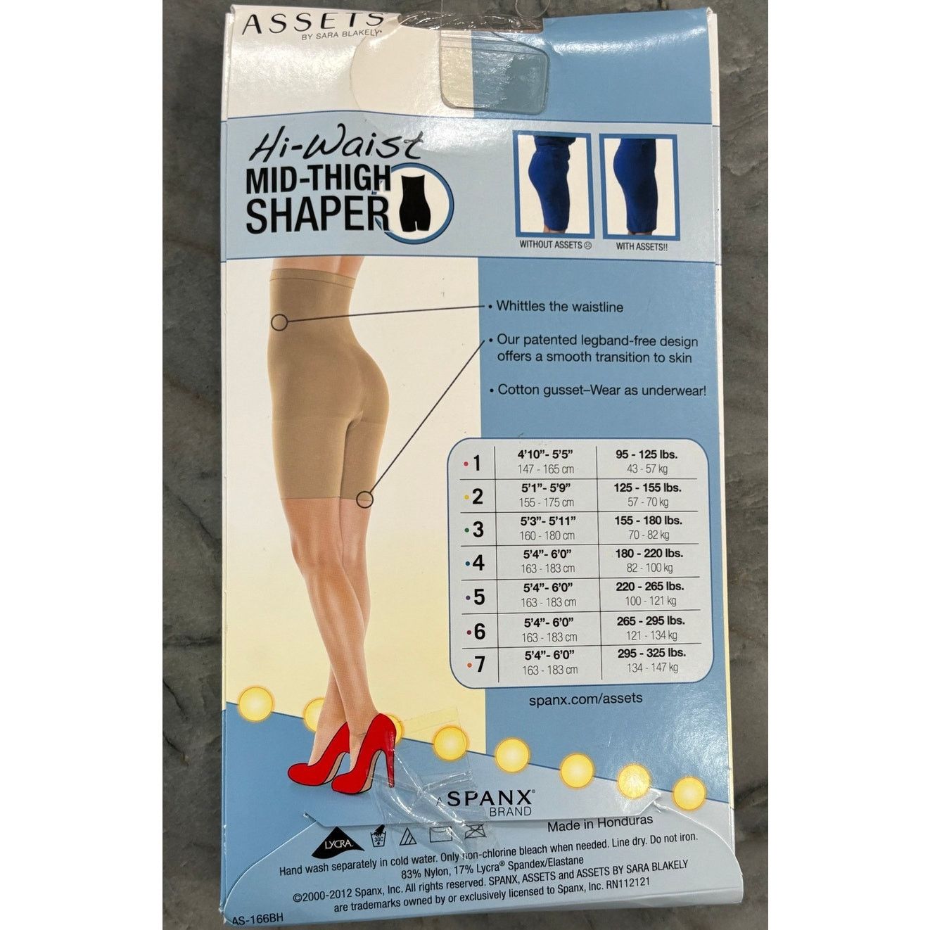 Spanx SPANX - Assets Hi-Waist Mid-Thigh Shaper Nude Size 4 Size ONE SIZE - 4 Thumbnail