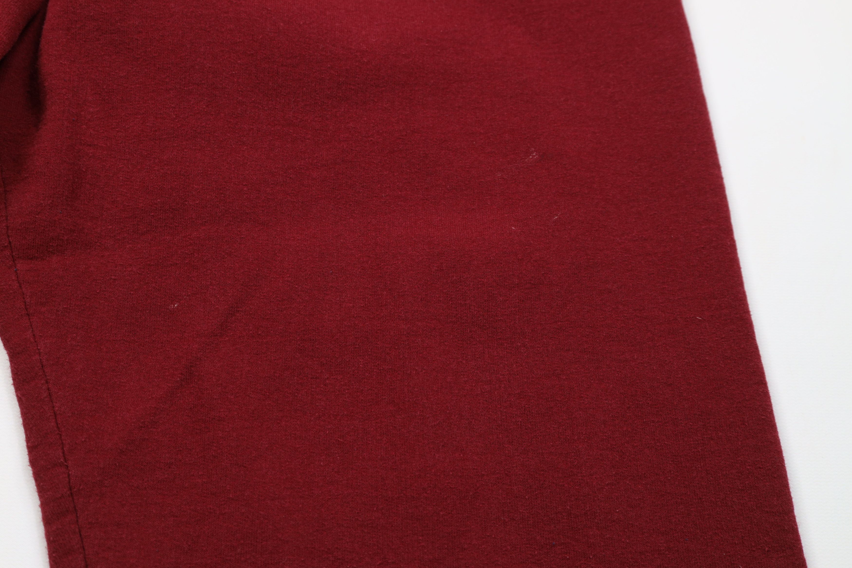 Vintage Vintage Y2K Streetwear Blank Sweatpants Pants Red Size US 38 / EU 54 - 6 Thumbnail