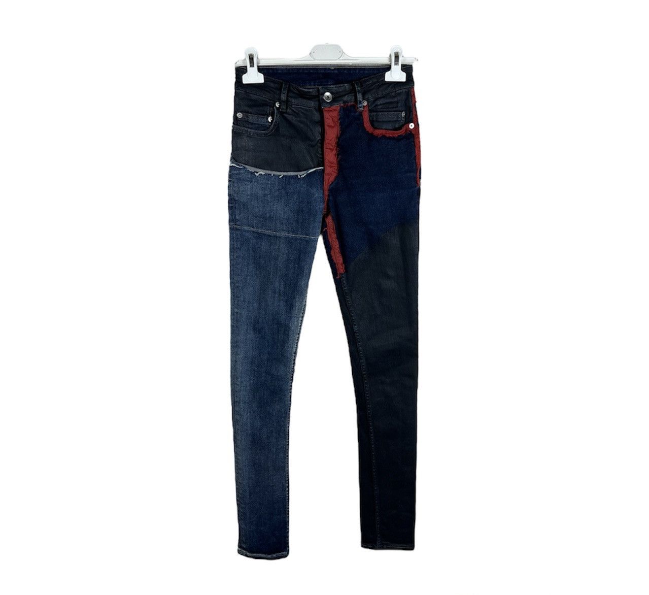 Rick Owens Rick Owens drkshdw tyrone cut waxed distressed jeans pants Size 26" / US 2 / IT 38 - 1 Thumbnail