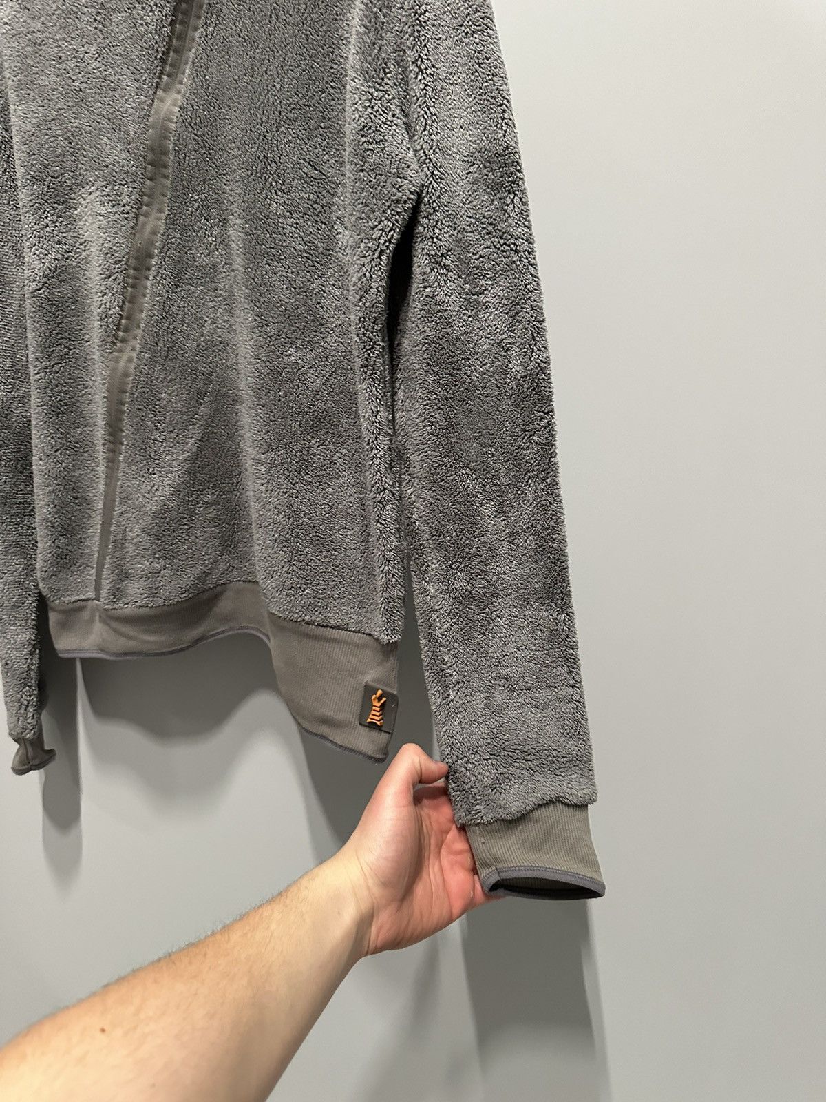 Cop Copine Cop Copine 2000s Acant Garde Fleece Jacket Y2K Assymetrical Size ONE SIZE - 6 Thumbnail