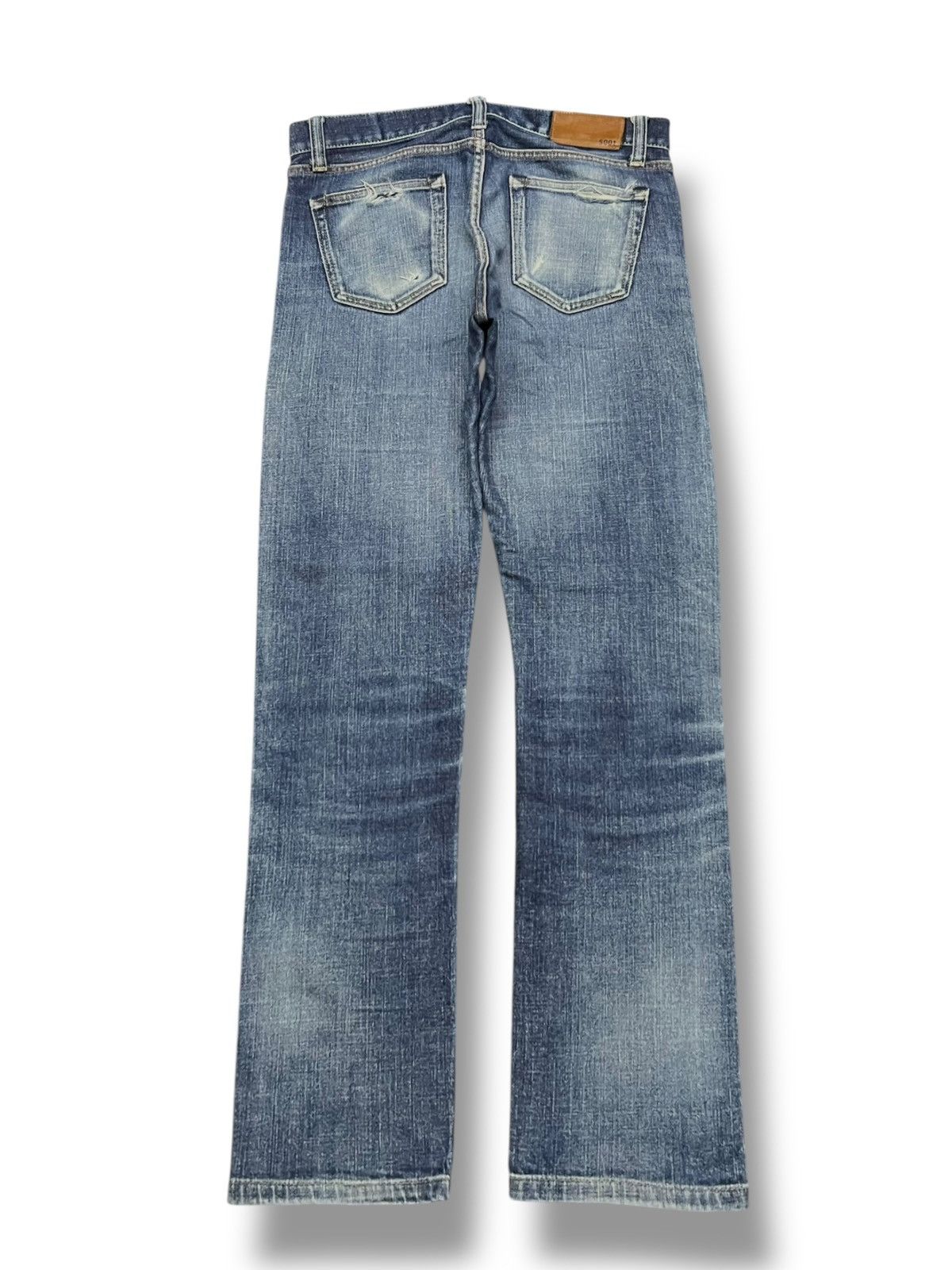 Uniqlo Vintage Uniqlo UJ Selvedge Denim Japan - Vintage Wash | W33 Size US 33 - 3 Thumbnail