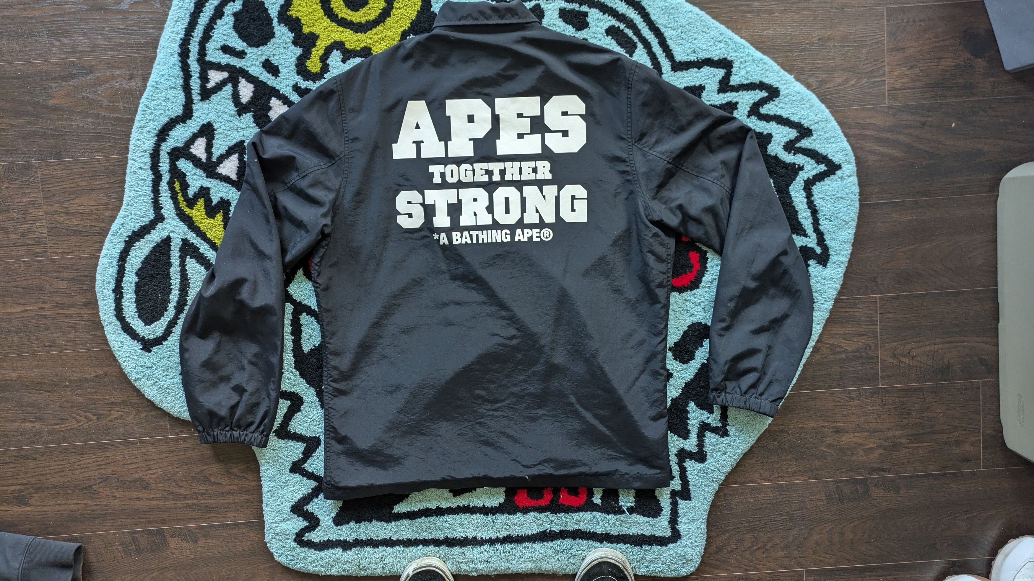 Bape Ape Strong Together Coach Jacket Size US M / EU 48-50 / 2 - 4 Thumbnail