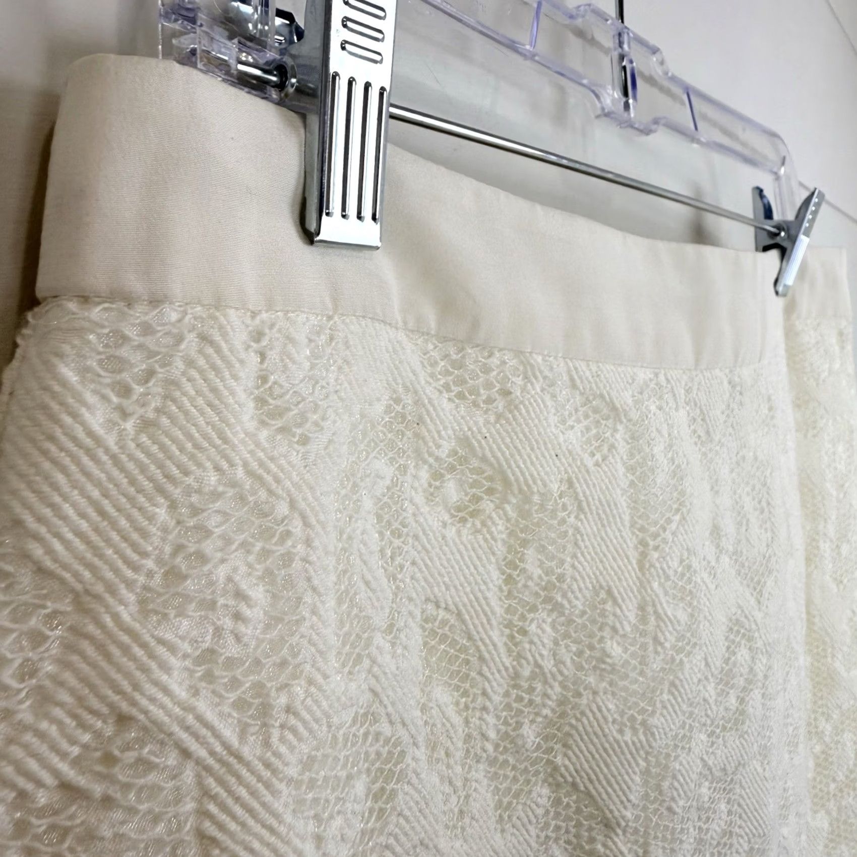 Trina Turk Trina Turk Skirt Women 8 Ivory Leopard Print BRETTA Lace Midi Size 30" / US 8 / IT 44 - 3 Thumbnail