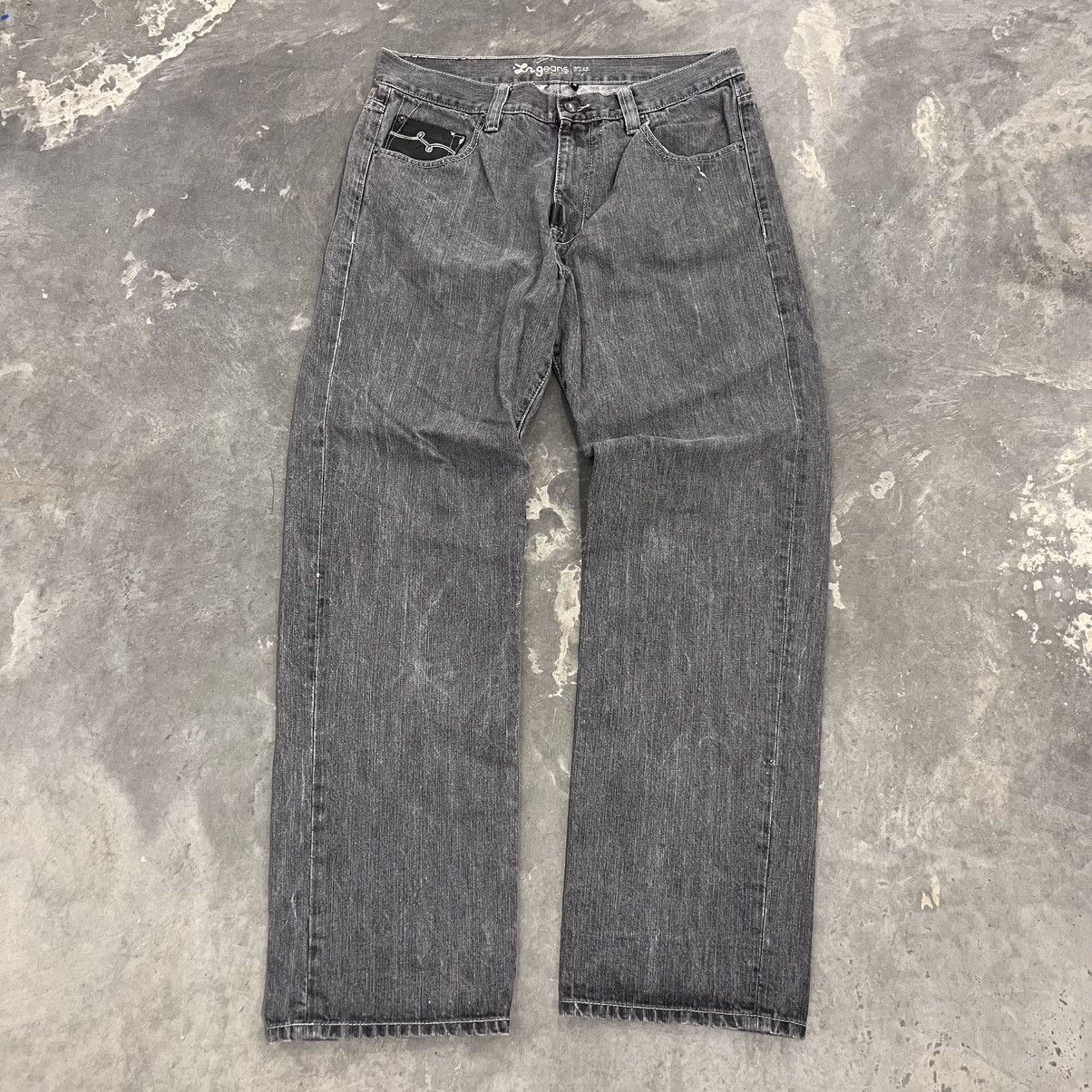 LRG × Southpole × Vintage Y2K Baggy Black and Gray Denim Jeans LRG SouthPole style Size US 36 / EU 52 - 3 Thumbnail