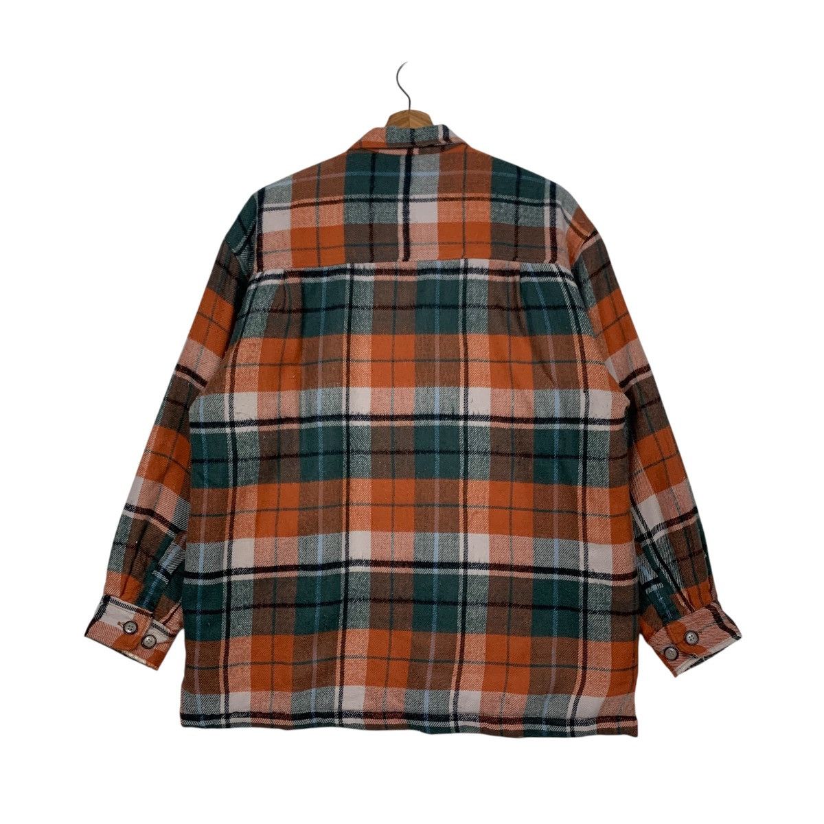 Vintage ACTIVE SCENE Outdoor Wear Check Flannel Jacket #2836-C128 Size US M / EU 48-50 / 2 - 15 Thumbnail