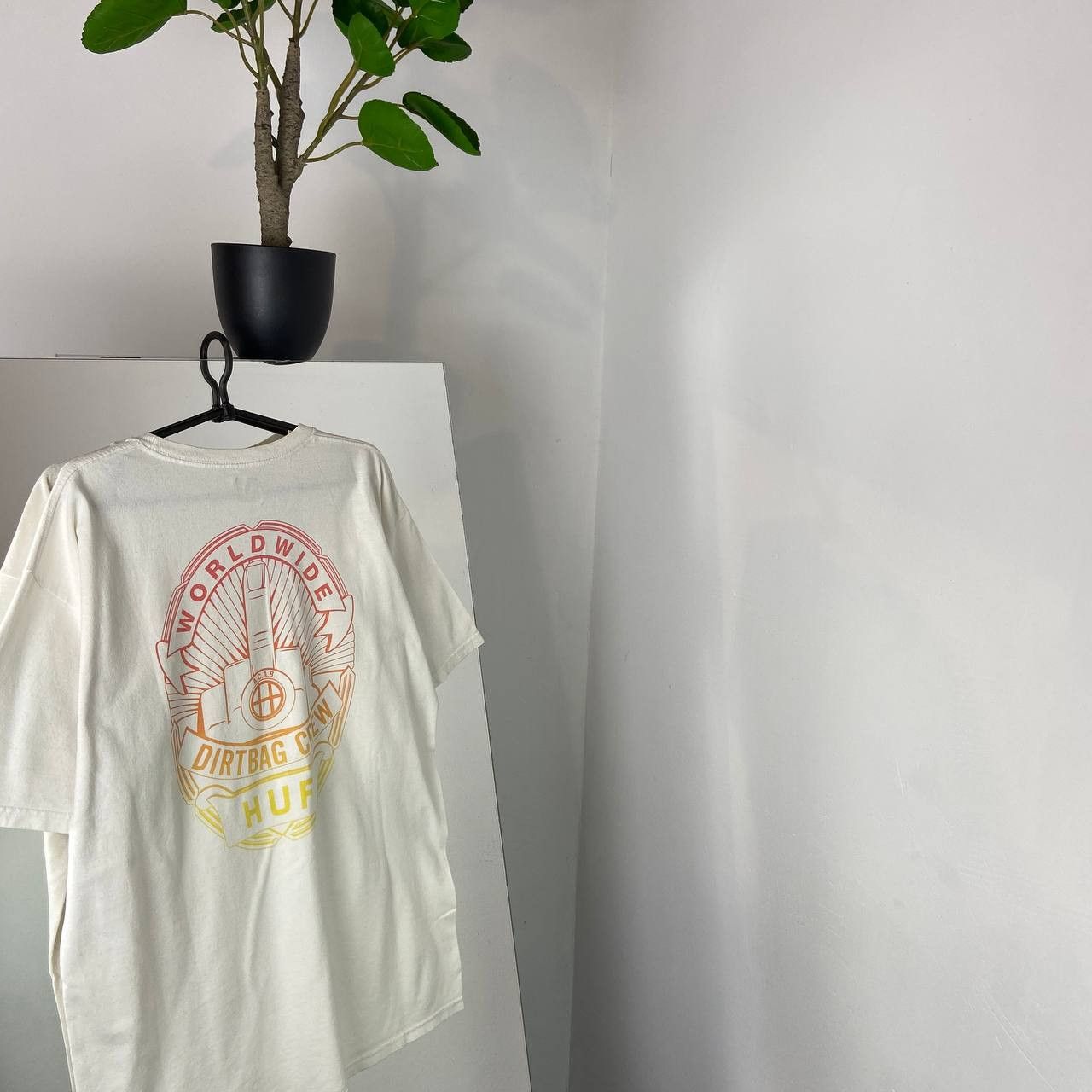 Huf T-Shirt HUF A.C.A.B. Wordl Wide Dirtbag Crew Print Oversized Size US L / EU 52-54 / 3 - 2 Thumbnail