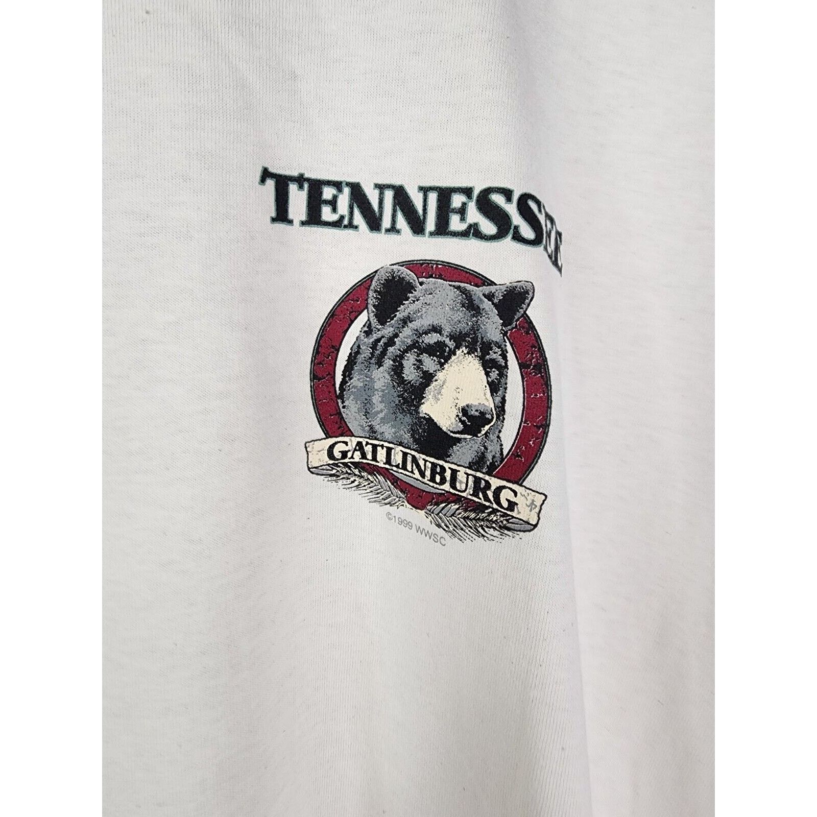 Jerzees Vintage Bear Shirt Country Animal Wilderness Gear TN 90s L Size US L / EU 52-54 / 3 - 5 Thumbnail