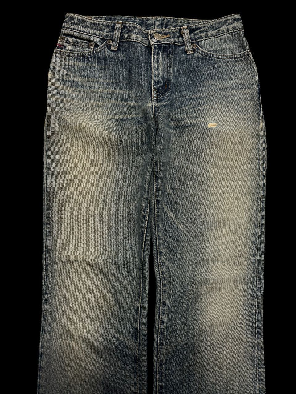 Edwin INSANE Vintage 80s Edwin Rusty Mudwash Distressed Jeans Size US 27 - 3 Thumbnail