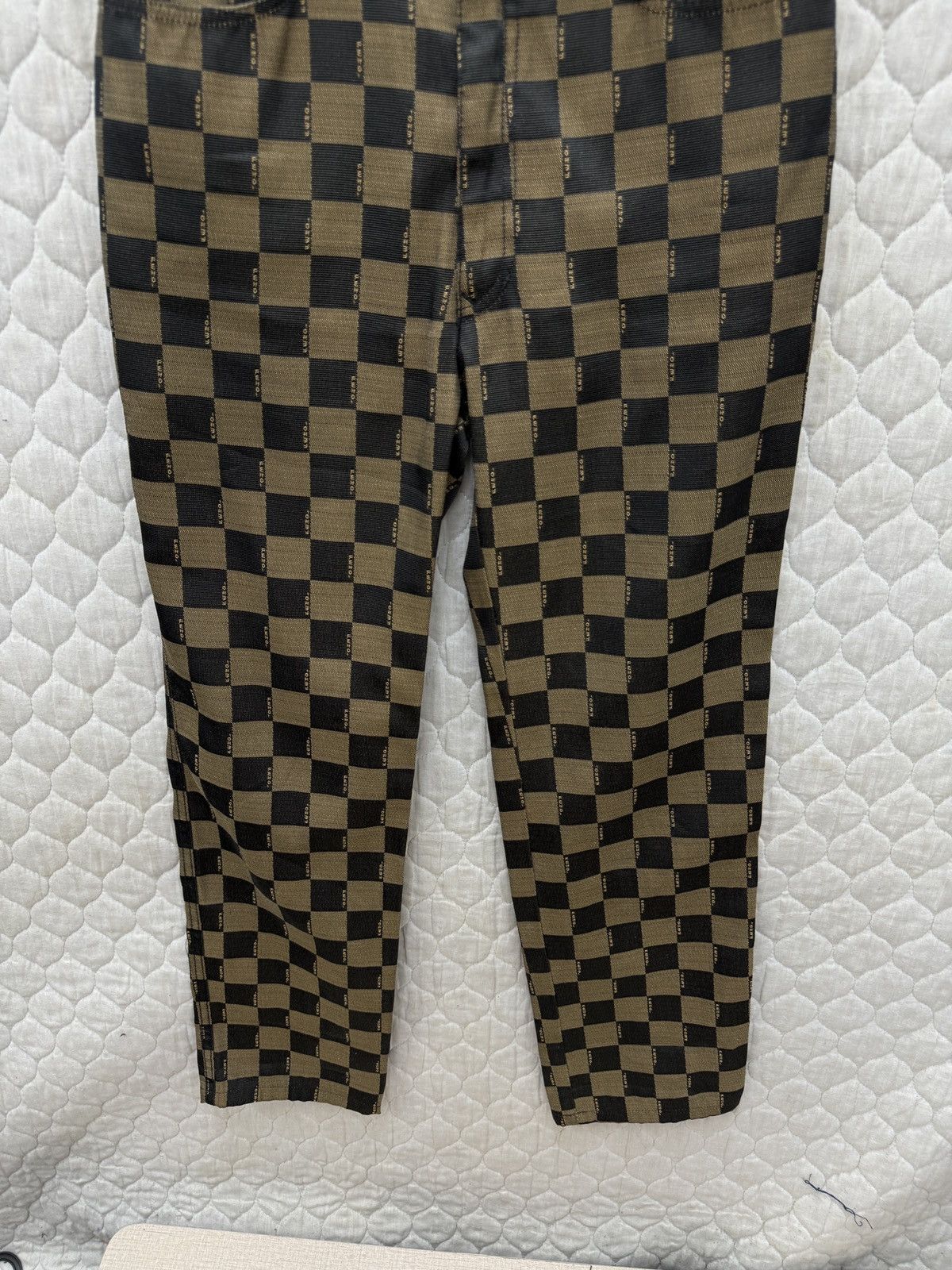 Fendi 🔥🔥🔥ARCHIVE FENDI CHECKERED MONOGRAM PANTS Size 26" / US 2 / IT 38 - 5 Thumbnail