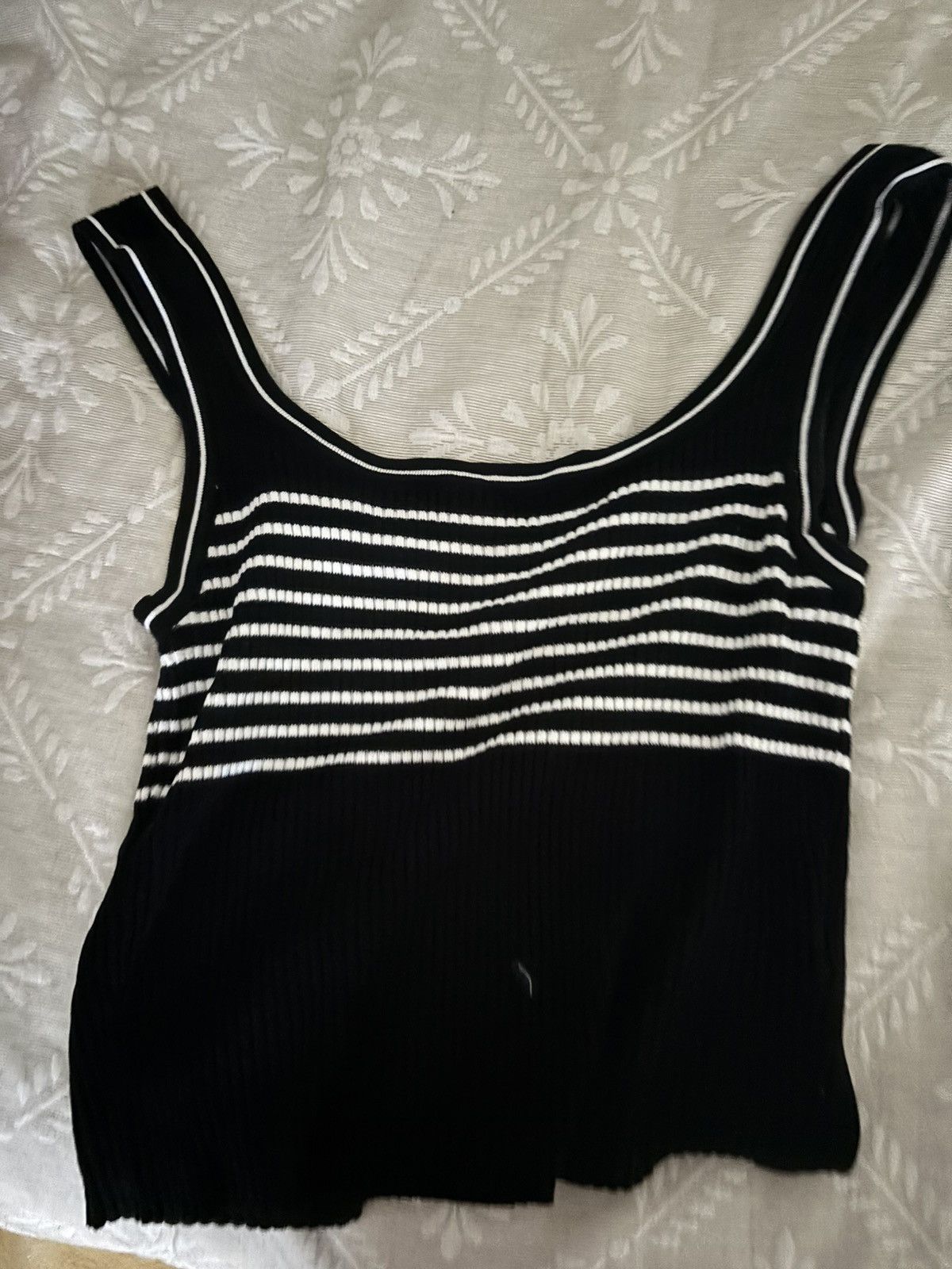 Divided black and white tank Size M / US 6-8 / IT 42-44 - 2 Thumbnail