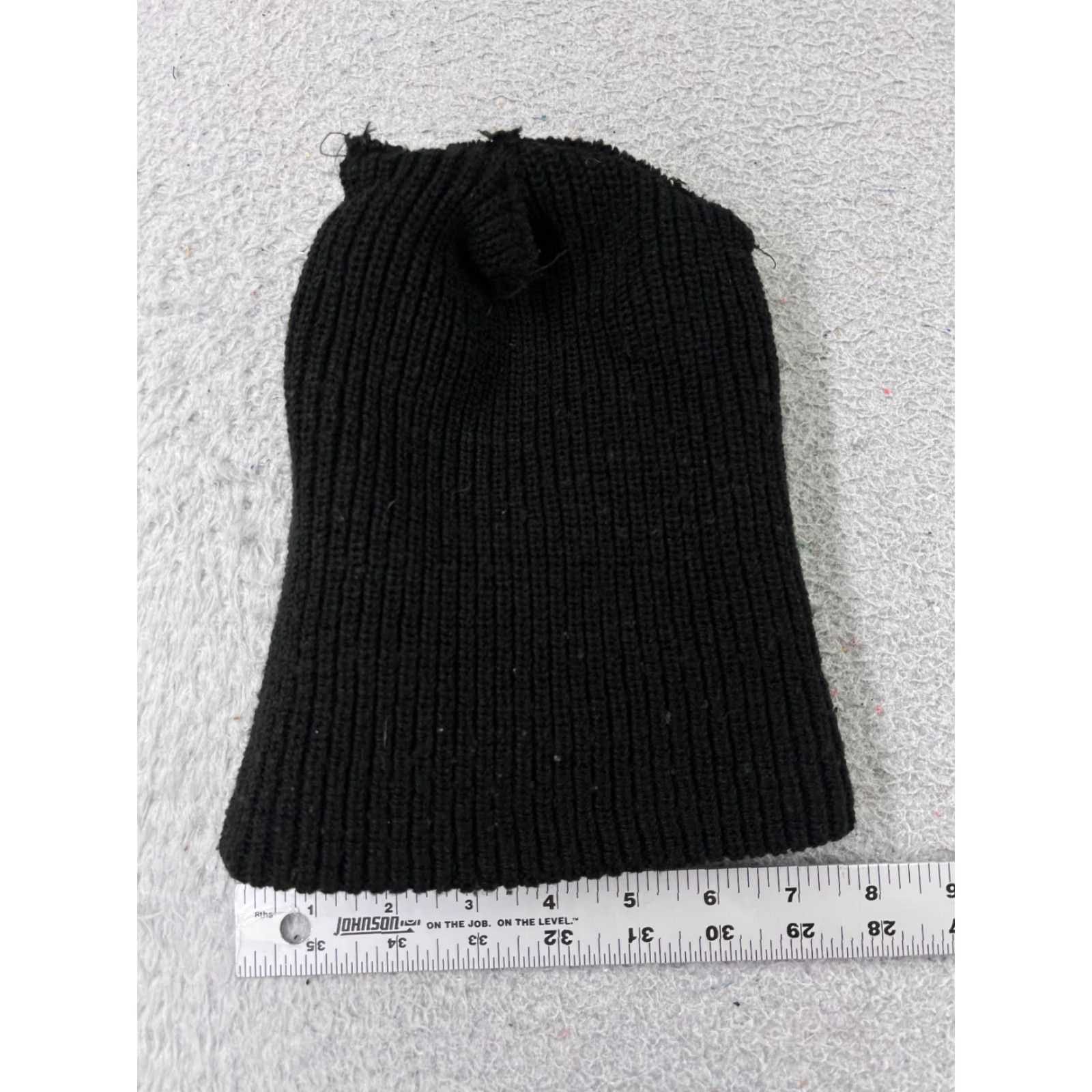 Vintage Black Knit Beanie Toque Adjustable One Size Unisex Outdoor Ski Hat Size ONE SIZE - 5 Thumbnail
