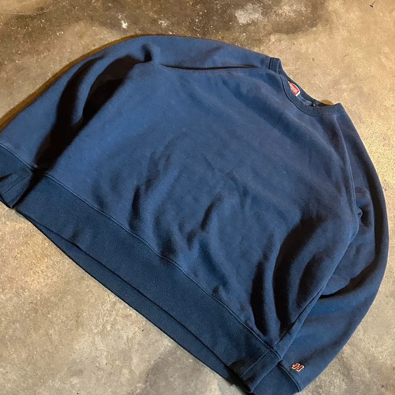 Homage Vintage navy crewneck sweatshirt with embroidered H Size US L / EU 52-54 / 3 - 1 Thumbnail