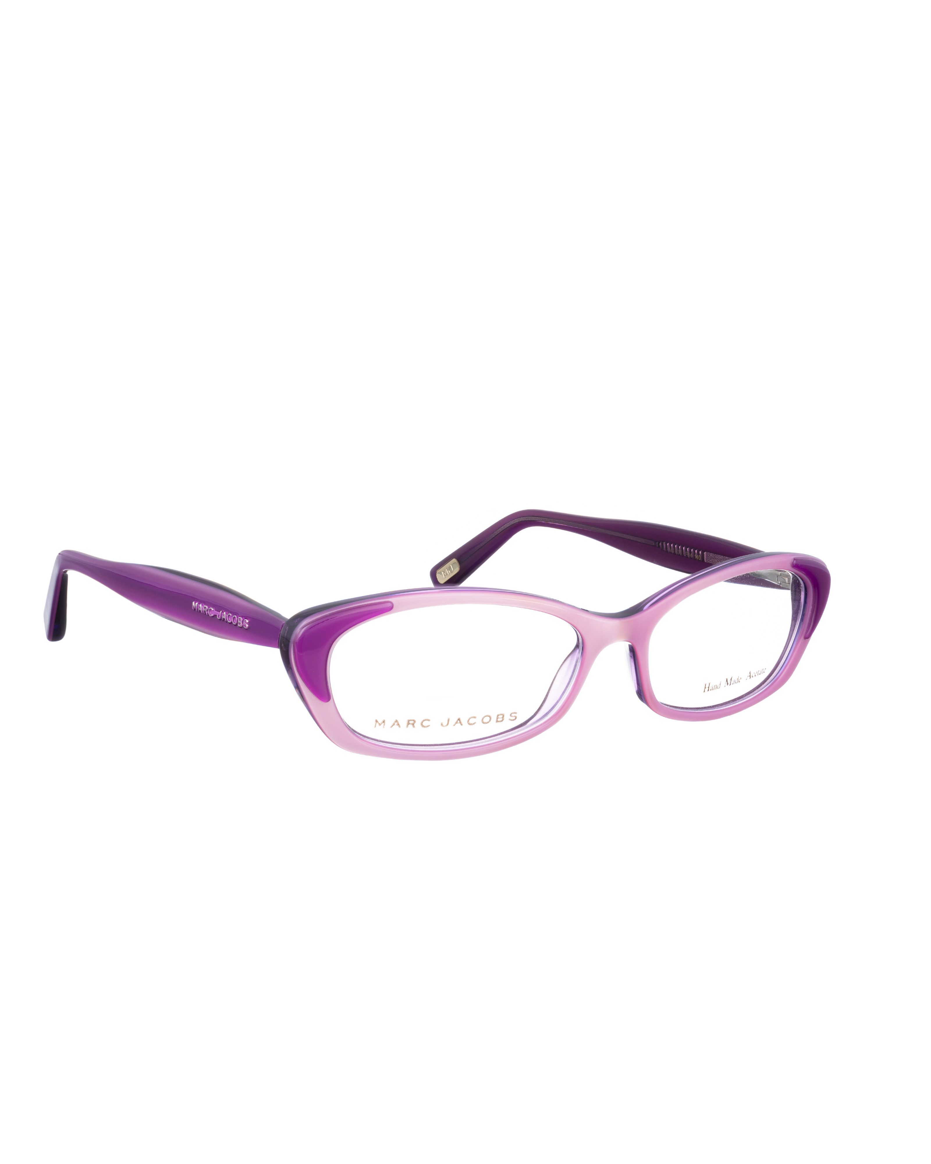 Marc Jacobs Marc Jacobs 00s Pink and Violet Cat Eye Glasses Size ONE SIZE - 2 Thumbnail