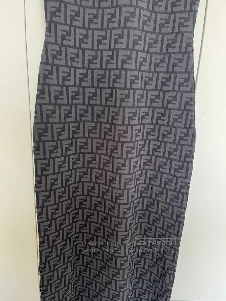 Fendi Fendi All-over Printed Dress Size XS / US 0-2 / IT 36-38 - 3 Thumbnail