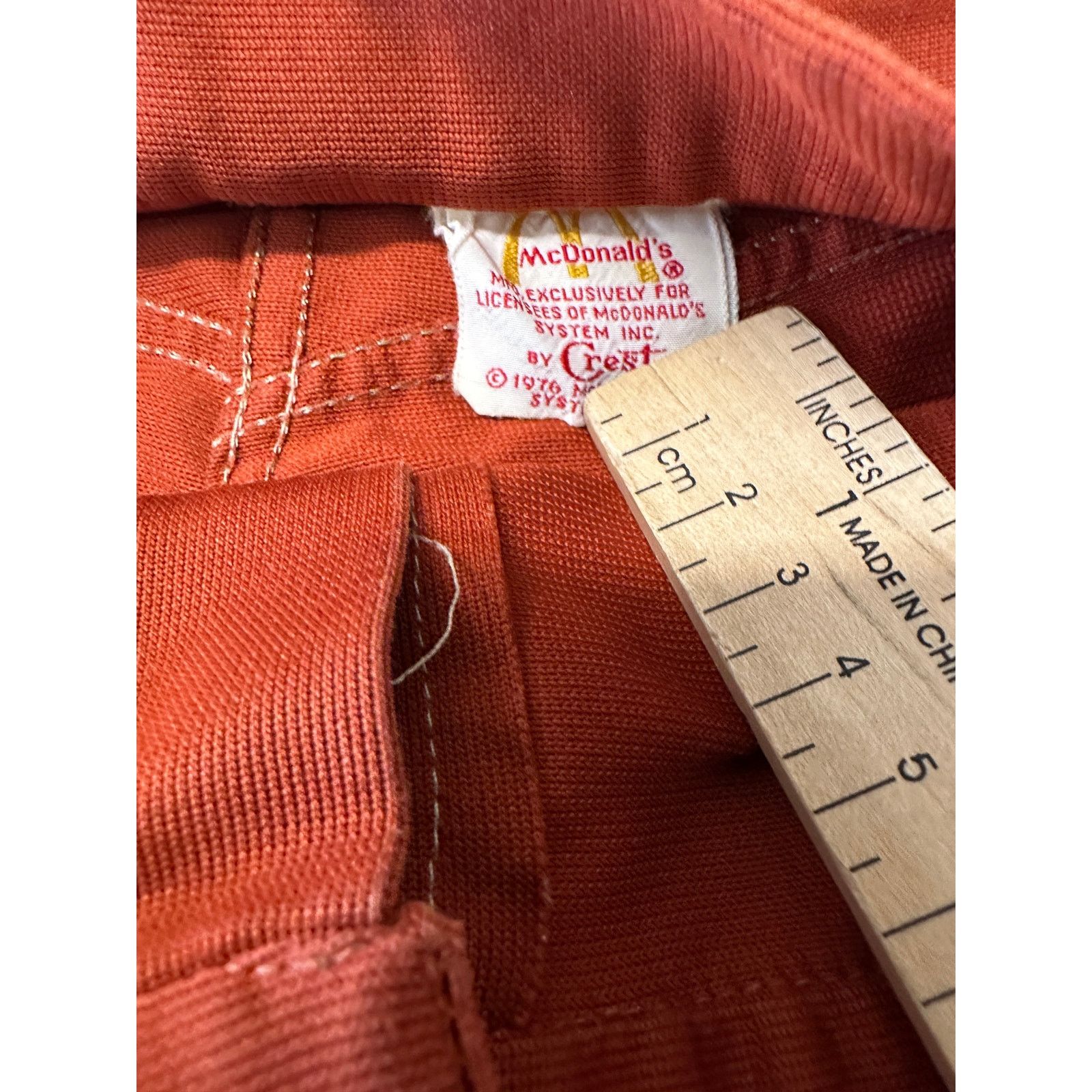 Other Vintage 1976 McDonald Employed Uniform Pants 30 and Apron Size US 30 / EU 46 - 7 Thumbnail
