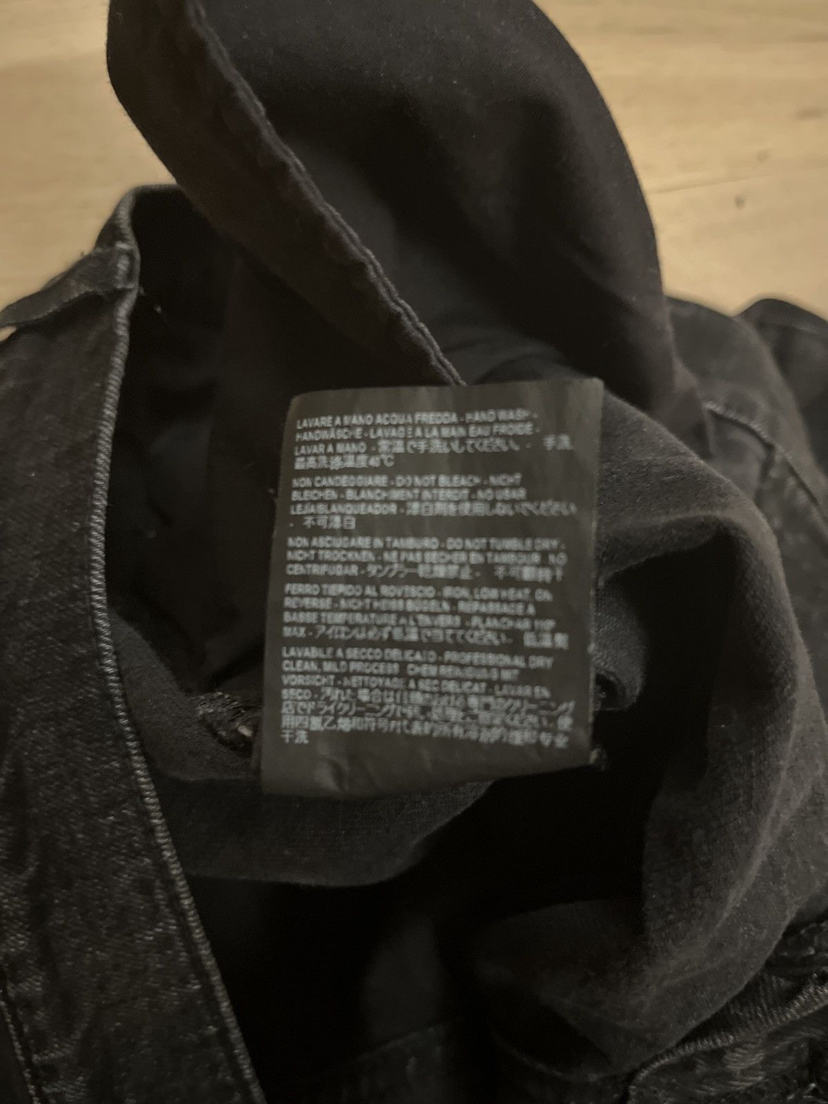 Balenciaga Balenciaga SS18 Archetype Destroyed Knee Black Jeans Size US 33 - 9 Thumbnail