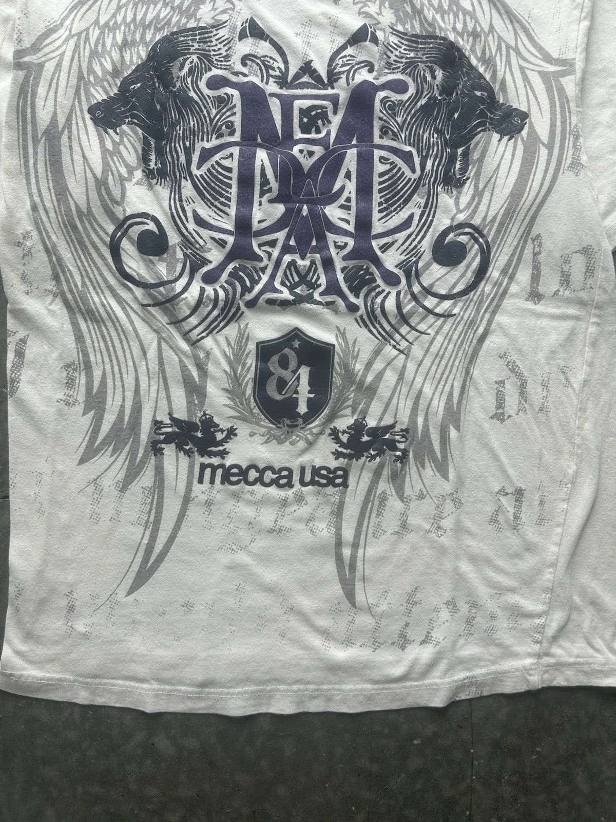 Mecca × Vintage Vintage Y2K Mecca Graphic Tee Size US XL / EU 56 / 4 - 3 Thumbnail